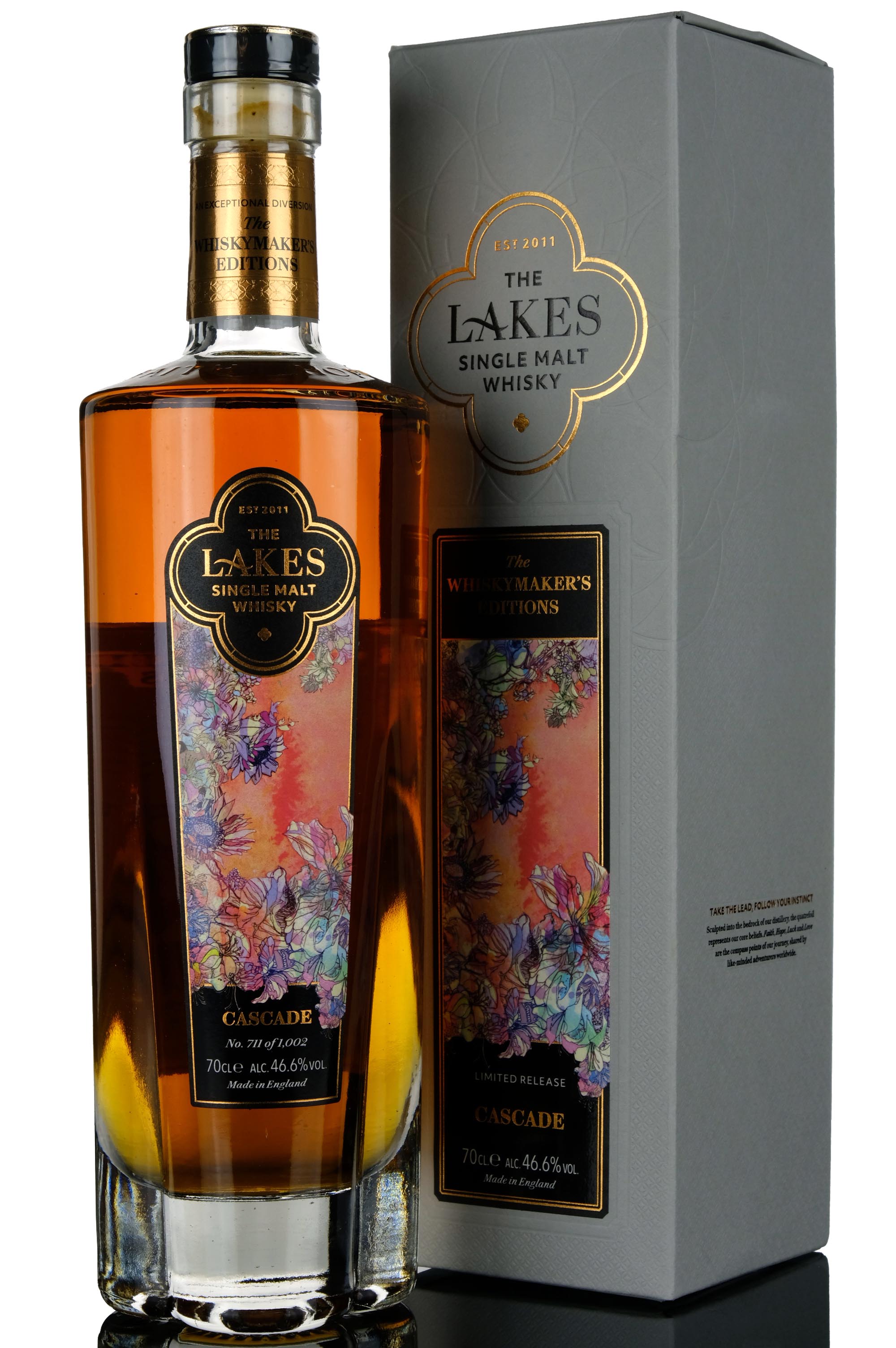 The Lakes Distillery The Whiskymaker's Editions Cascade, Oak Cask, 2023, 46.6% whisky bottle