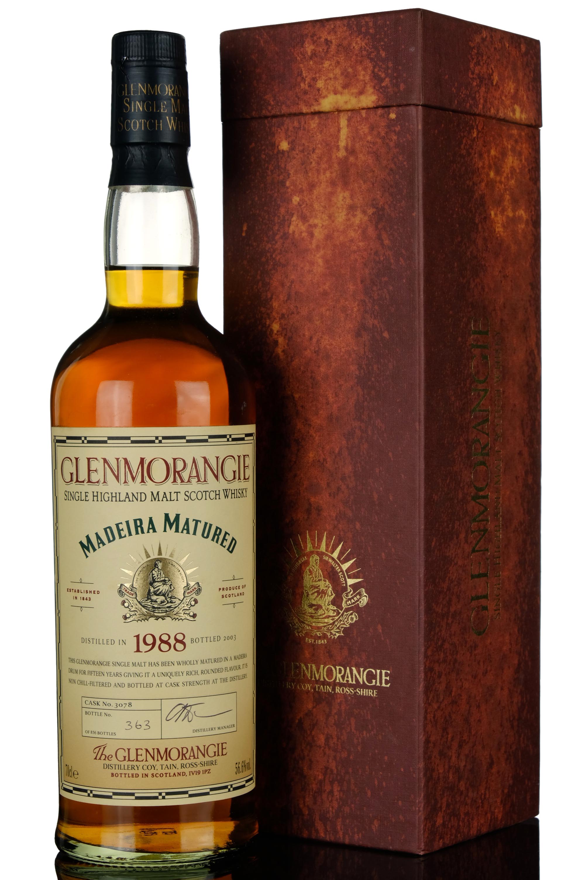 Glenmorangie 1988-2003 - Madeira Matured - Single Cask 3078