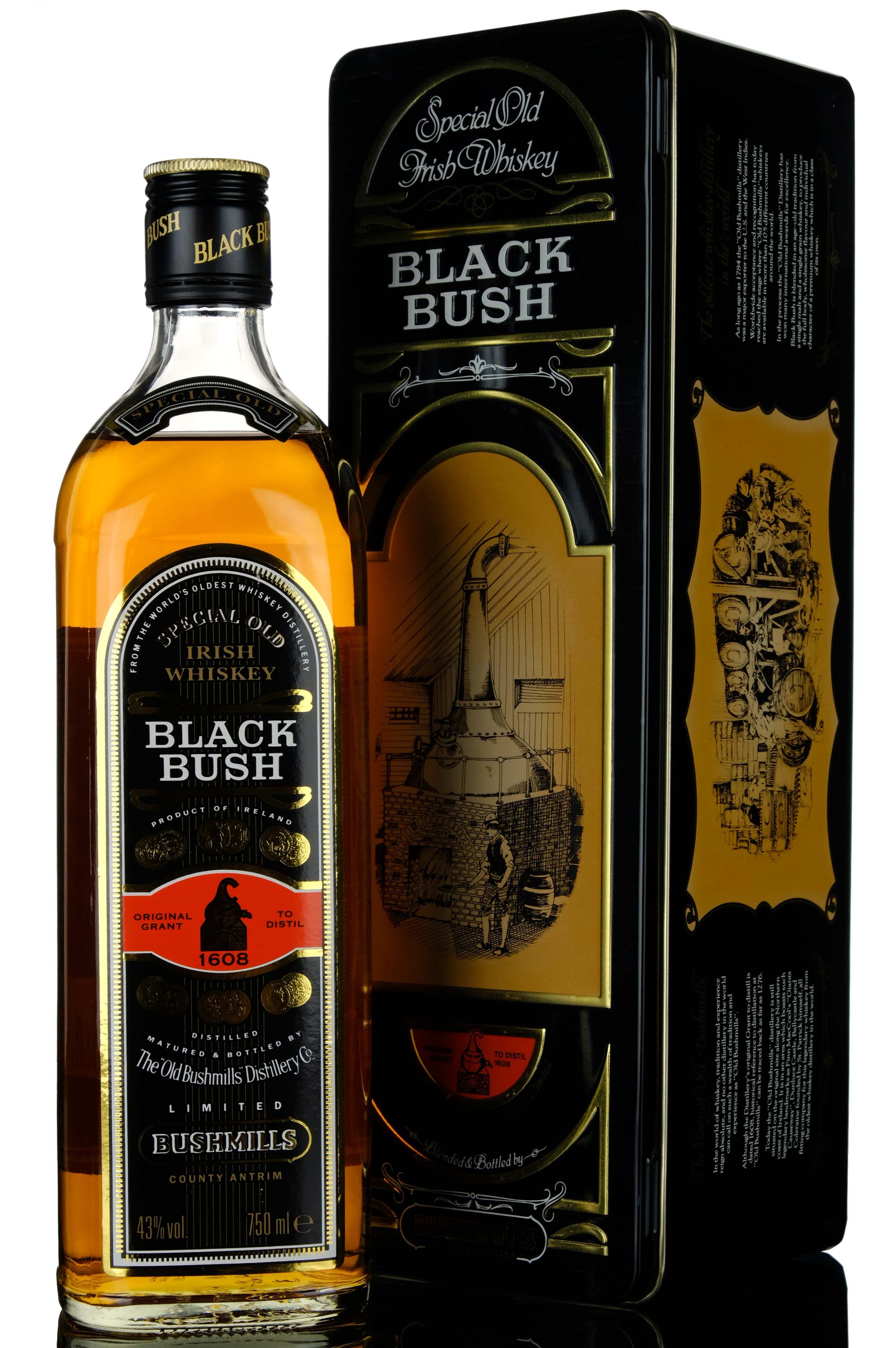 Bushmills Black Bush - Special Old - Circa 1990