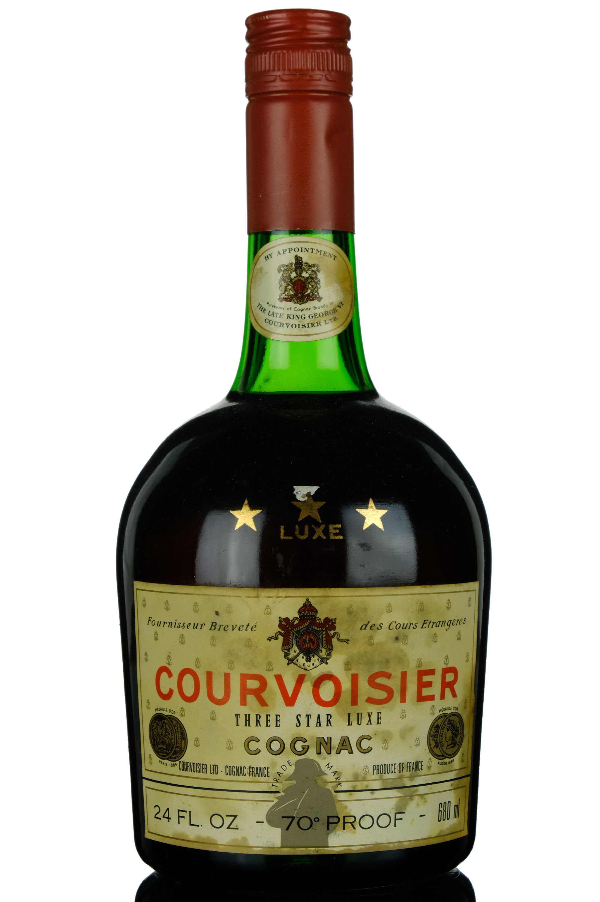 Courvoisier Luxe 3 Star Cognac - 1970s