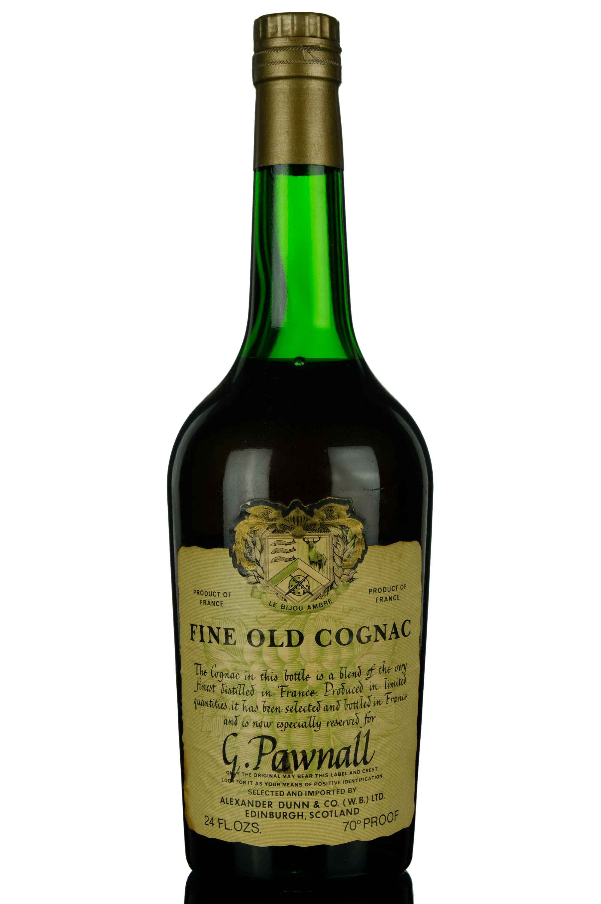 Le Bijou Ambre Fine Old Cognac - 1970s