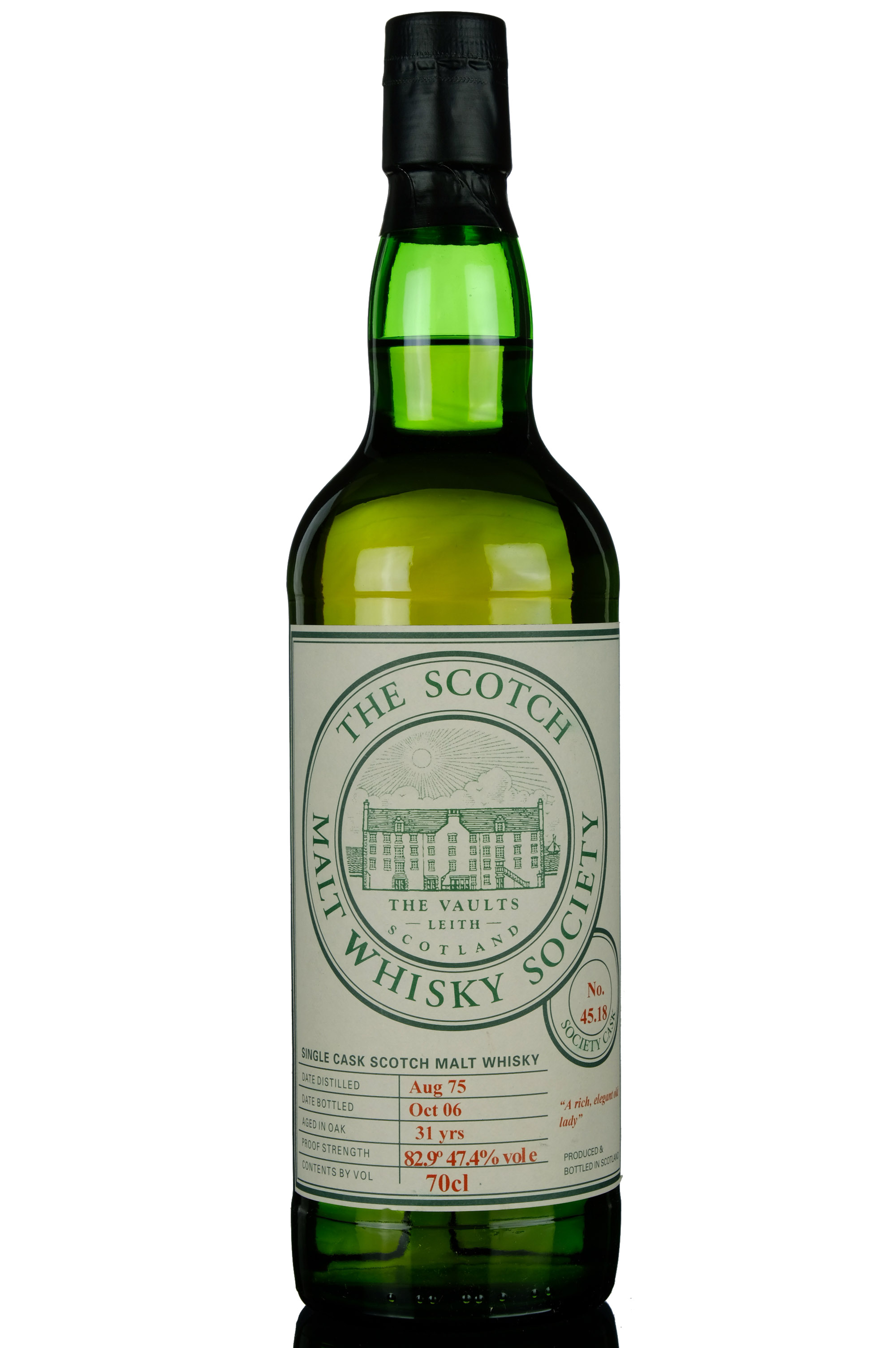 Dallas Dhu 1975-2006 - 31 Year Old - SMWS 45.18 - A Rich, Elegant Old Lady