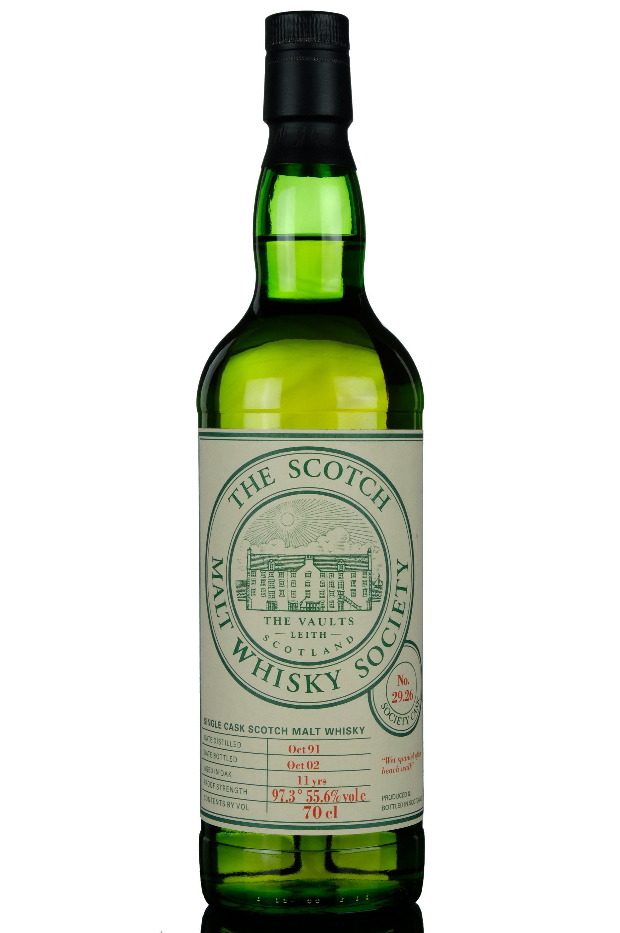 Laphroaig 1991-2002 - 11 Year Old - SMWS 29.26 - Wet Spaniel After Beach Walk