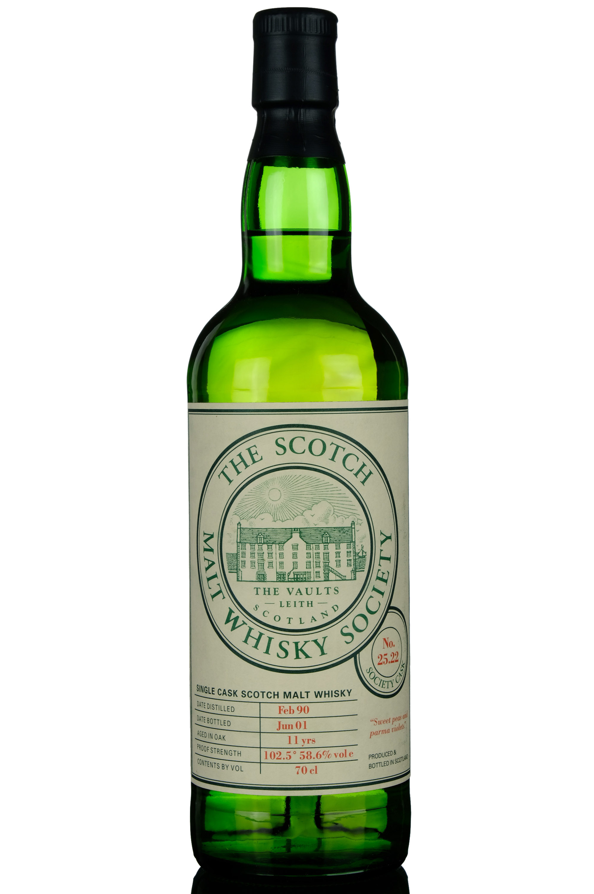 Rosebank 1990-2001 - 11 Year Old - SMWS 25.25 - Sweet Peas & Parma Violets