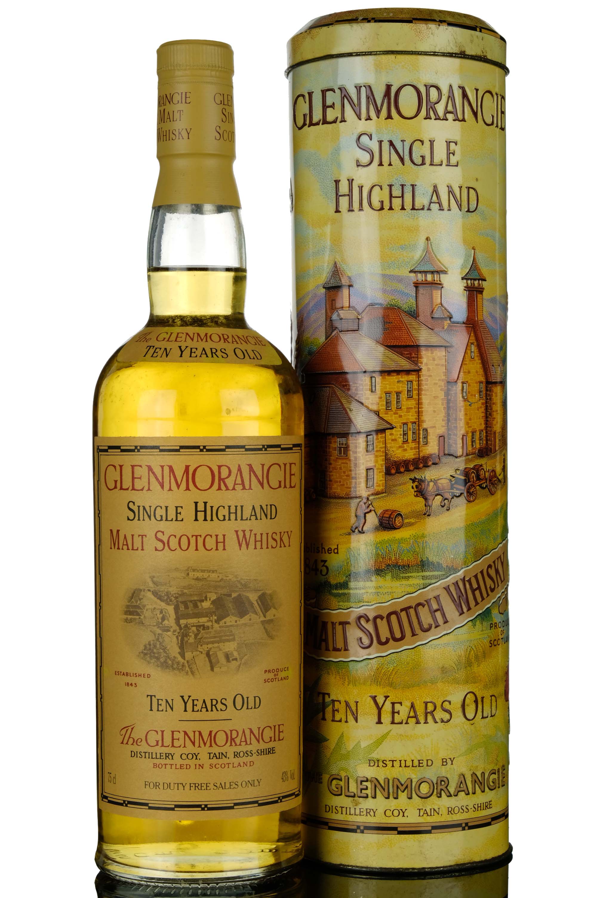 Glenmorangie 10 Year Old - Circa 2000 - Duty Free