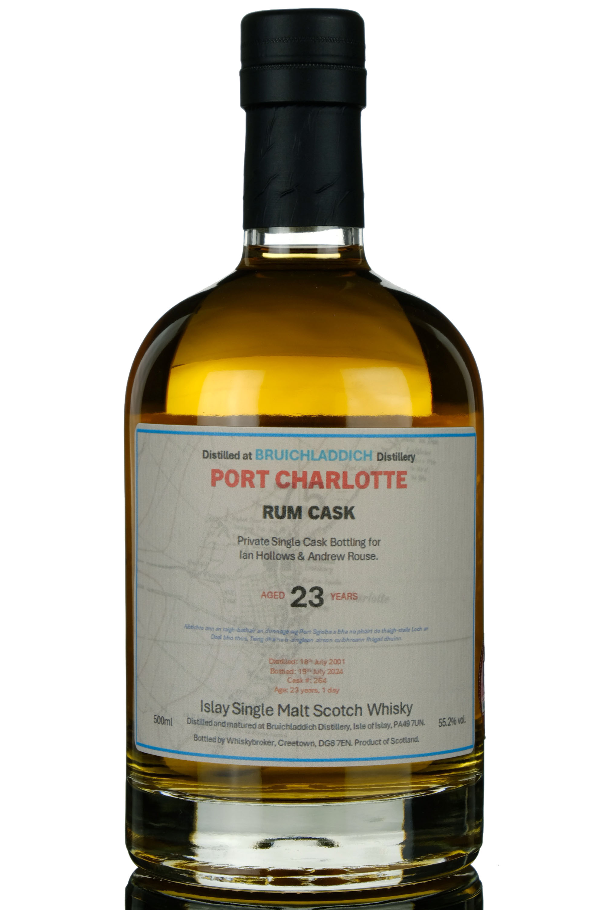 Port Charlotte 2001-2024 - 23 Year Old - Private Bottling - Single Cask 264