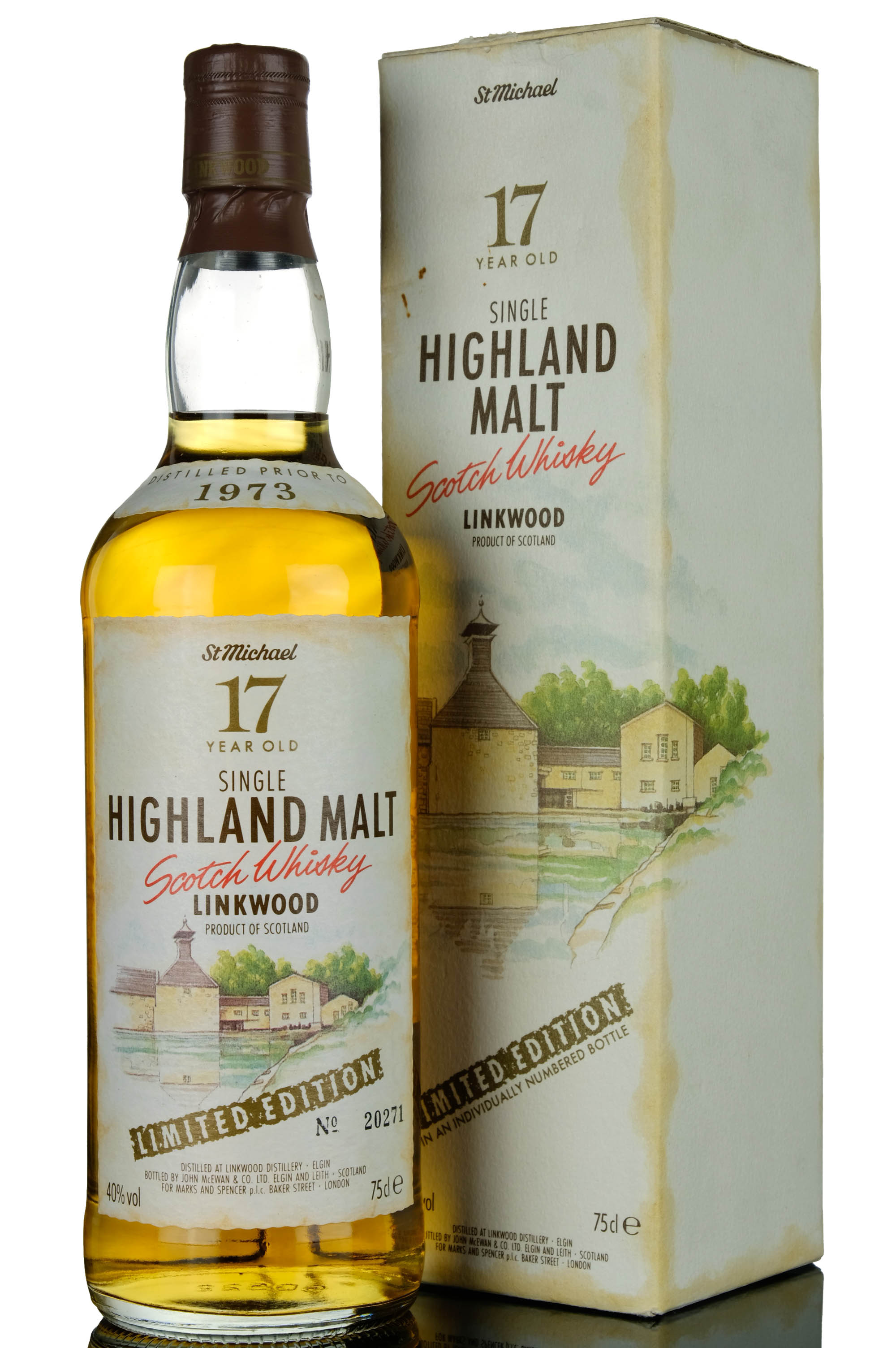 Linkwood 1973 - 17 Year Old - For Marks & spencer