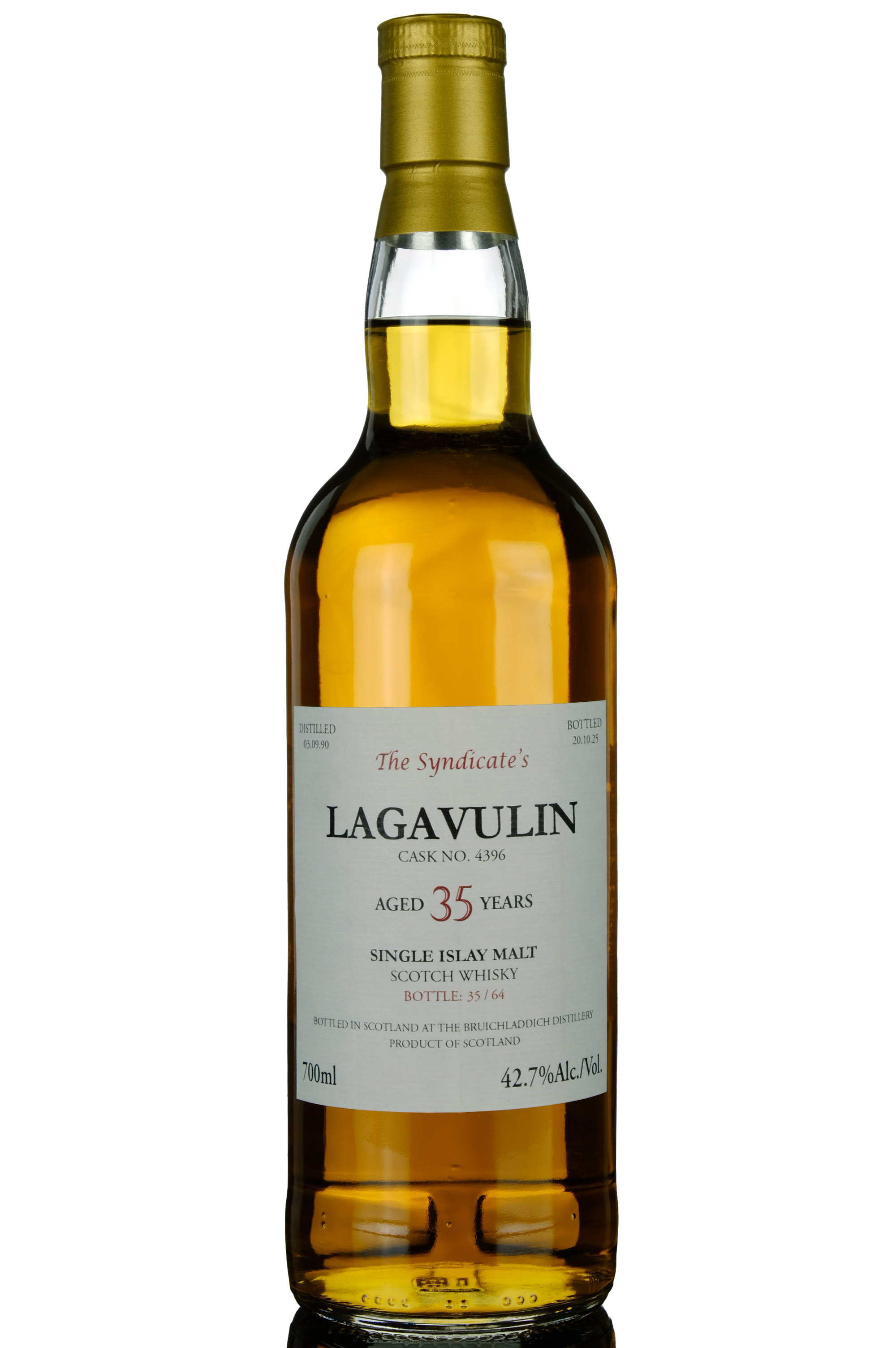 Lagavulin 1990-2025 - 35 Year Old - The Syndicates - Single Cask 4396