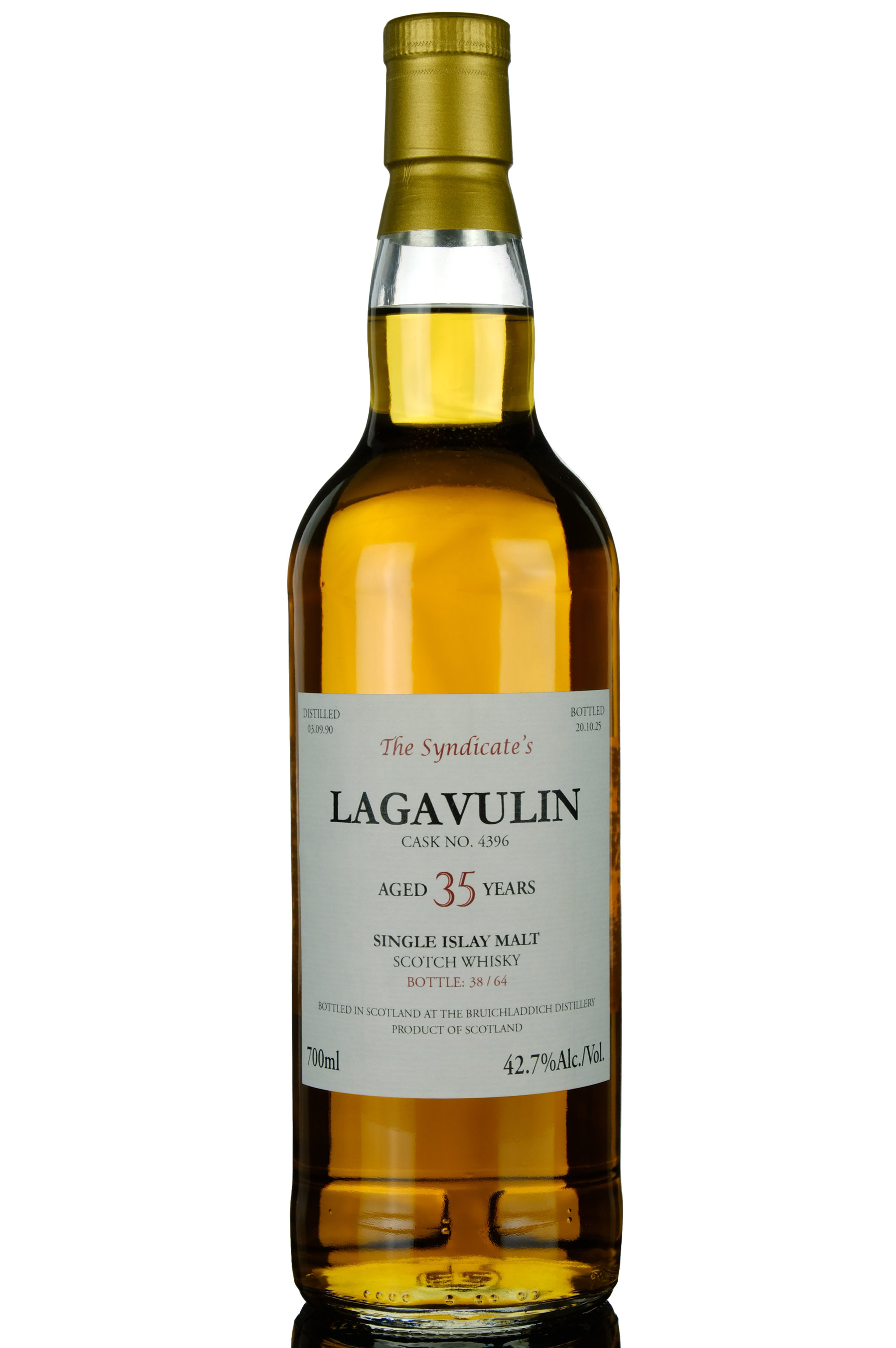Lagavulin 1990-2025 - 35 Year Old - The Syndicates - Single Cask 4396