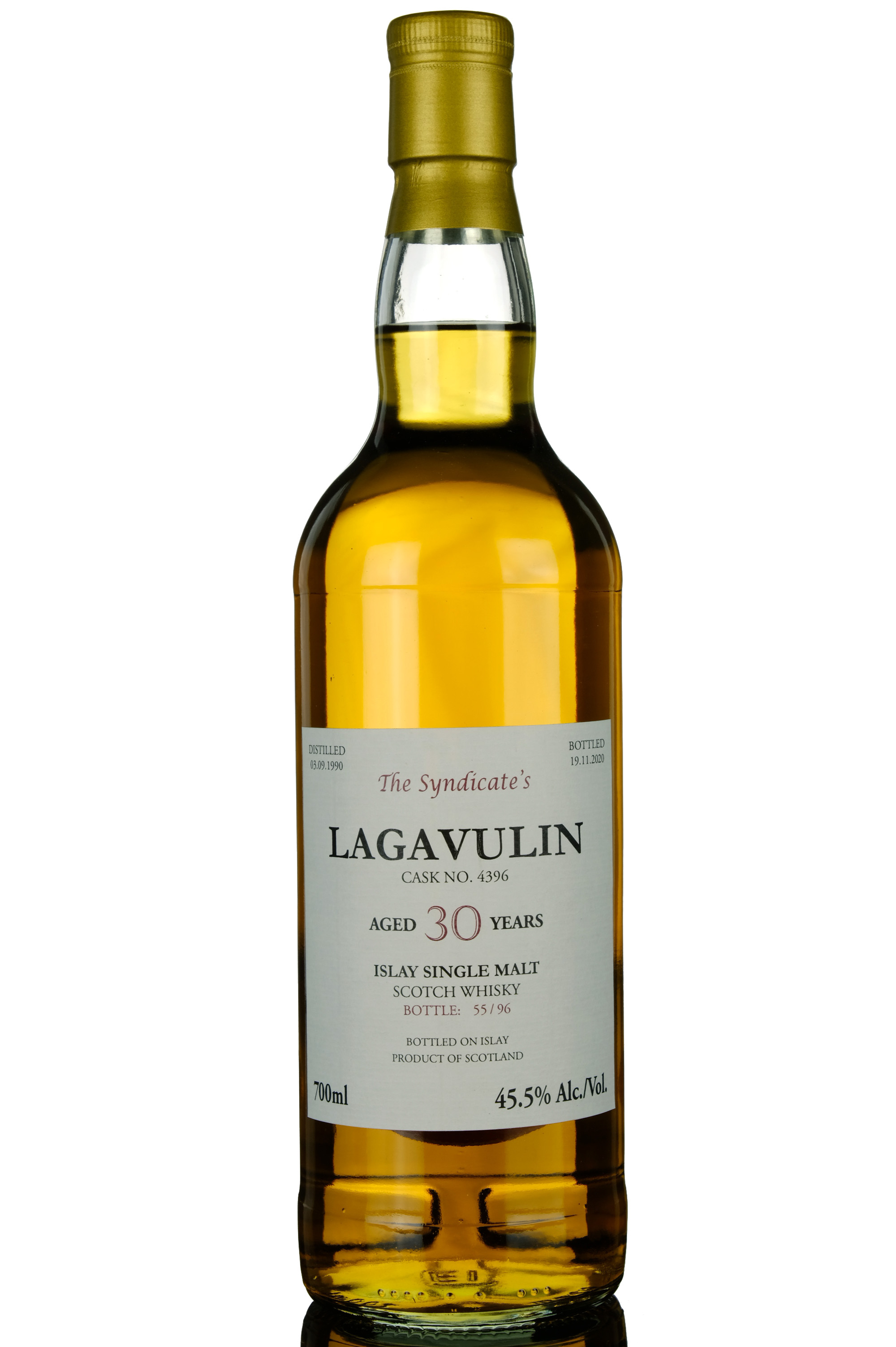 Lagavulin 1990-2020 - 30 Year Old - The Syndicates - Single Cask 4396