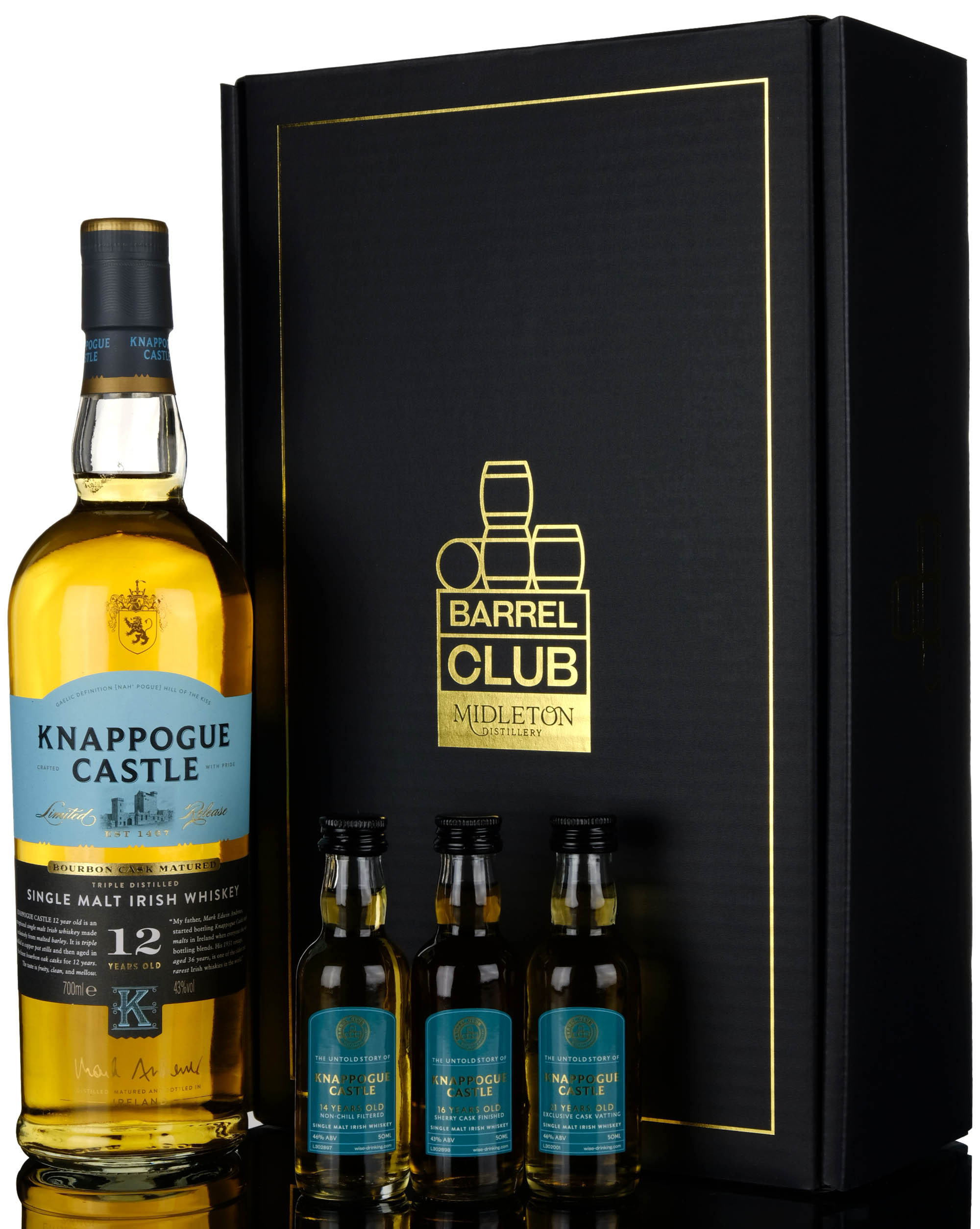Knappogue Castle 12 Year Old - Midleton Barrel Club Presentation Set