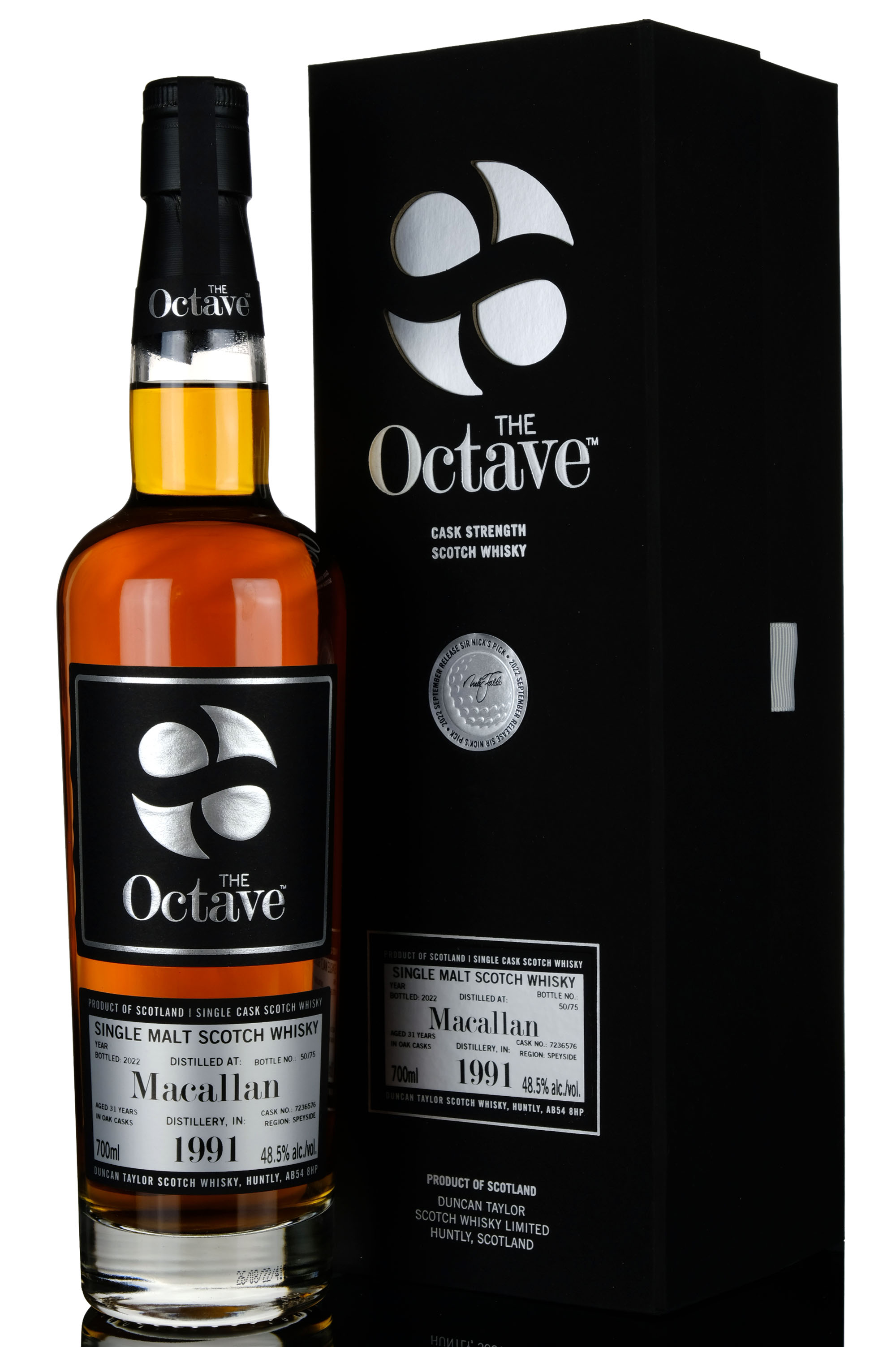 Macallan 1991-2022 - 31 Year Old - Duncan Taylor - Octave - Single Cask 7236576 - Sir Nick