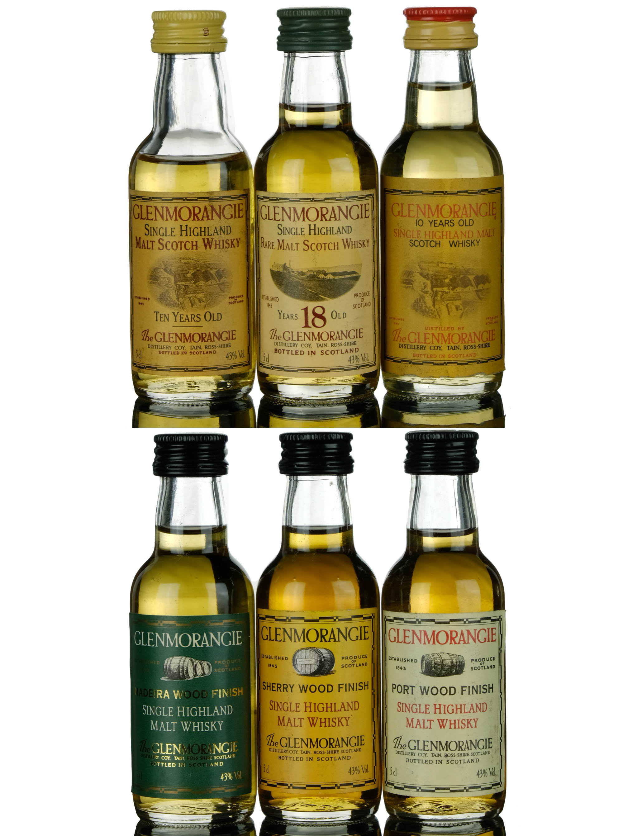 6 x Glenmorangie Miniatures