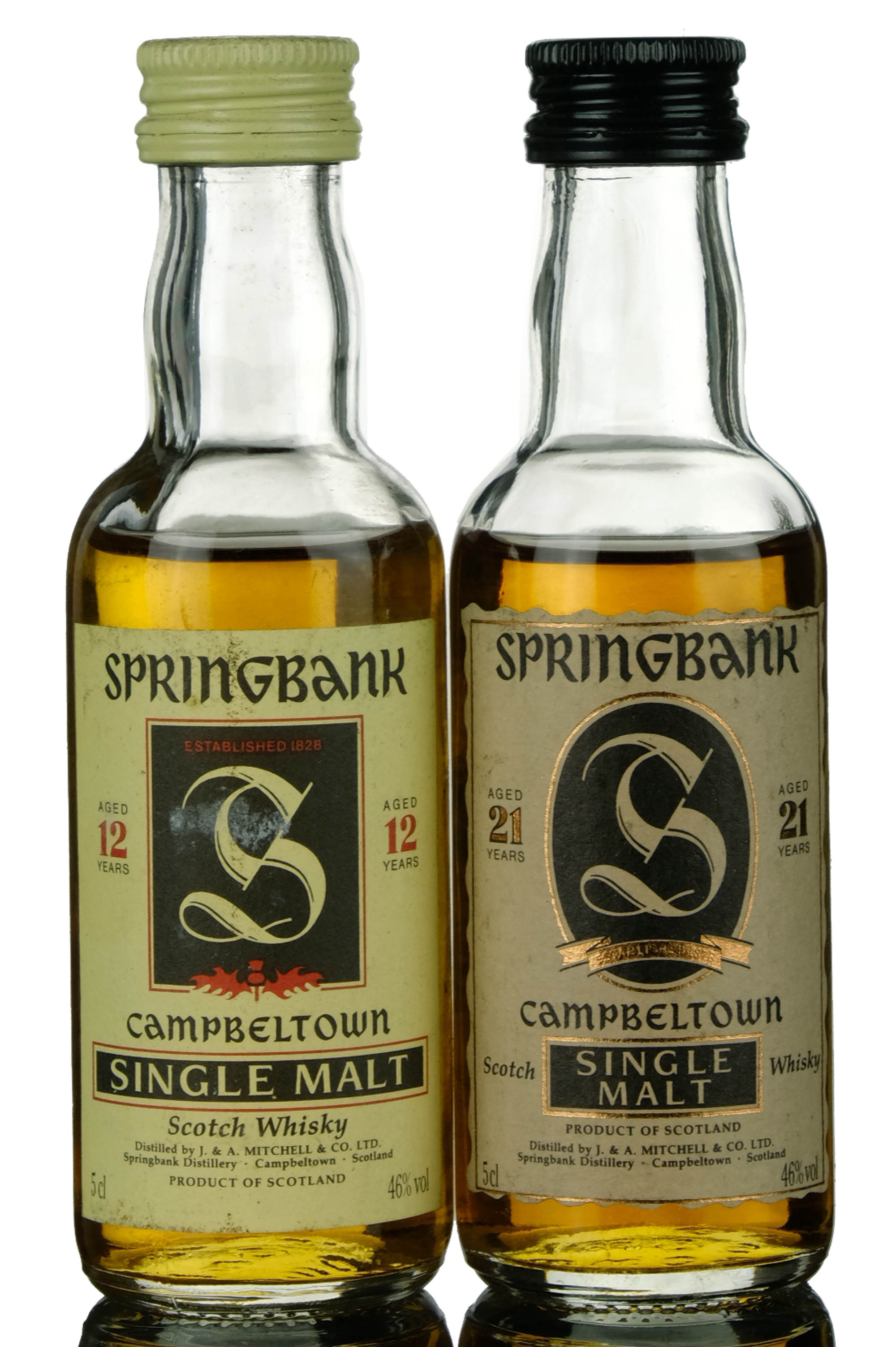 2 x Springbank Miniatures