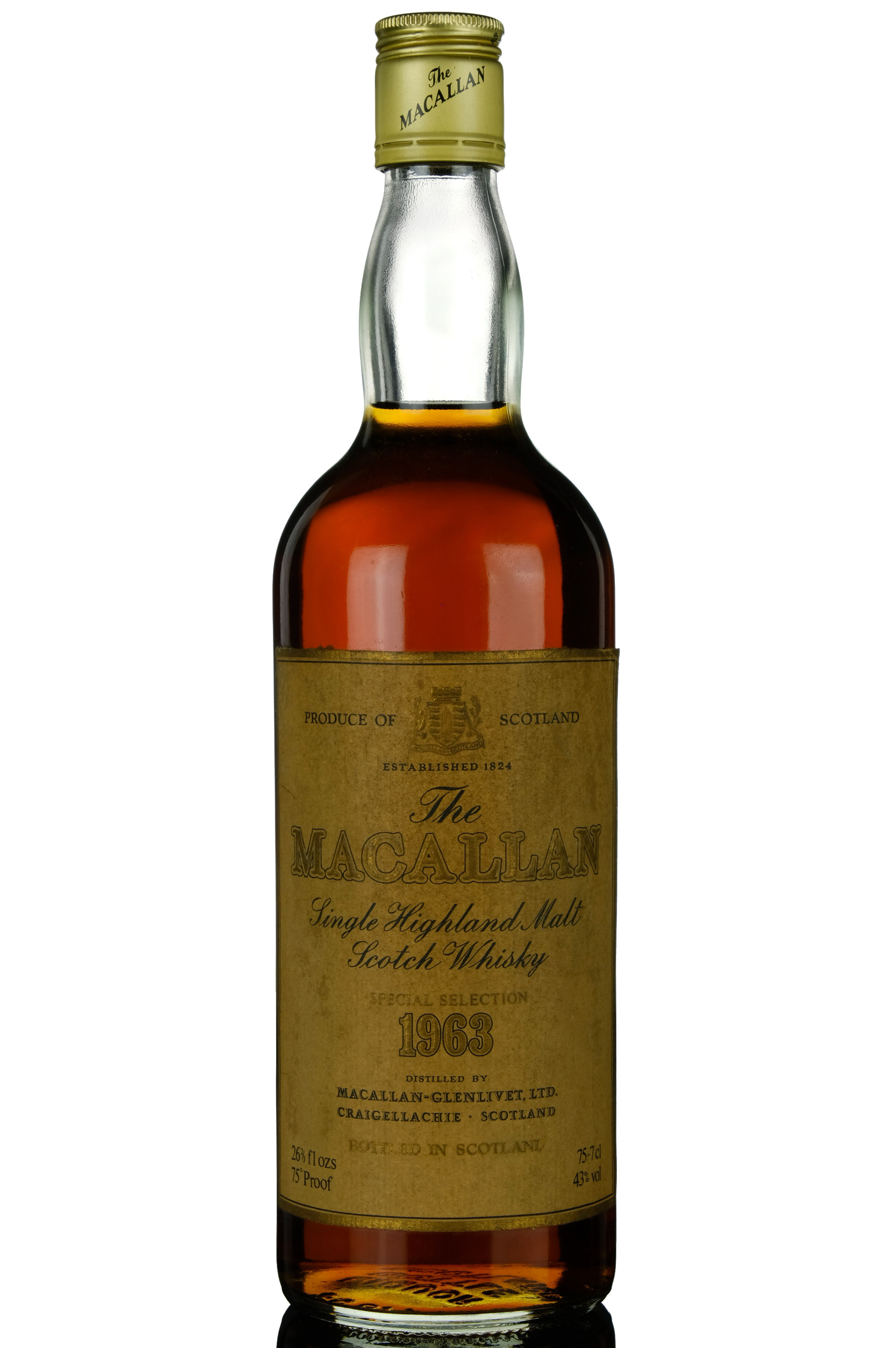 Macallan 1963 - Special Selection - Sherry Cask - Early 1980s
