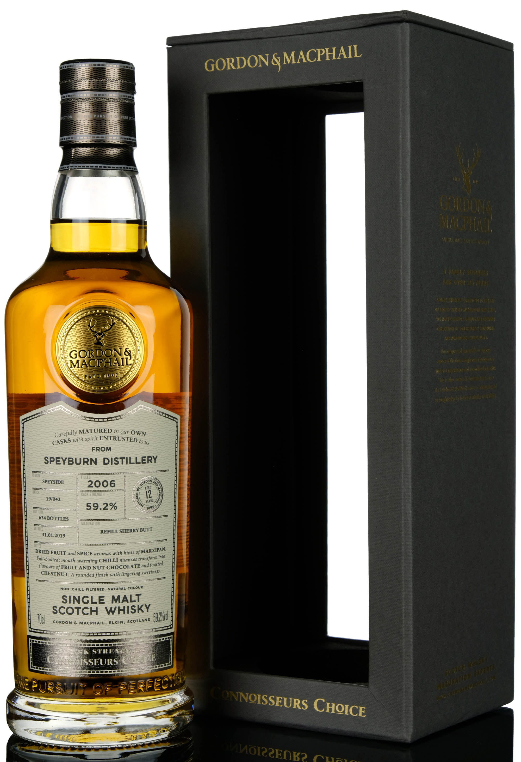 Speyburn 2006-2019 - 12 Year Old - Gordon & MacPhail - Connoisseurs Choice Cask Strength -