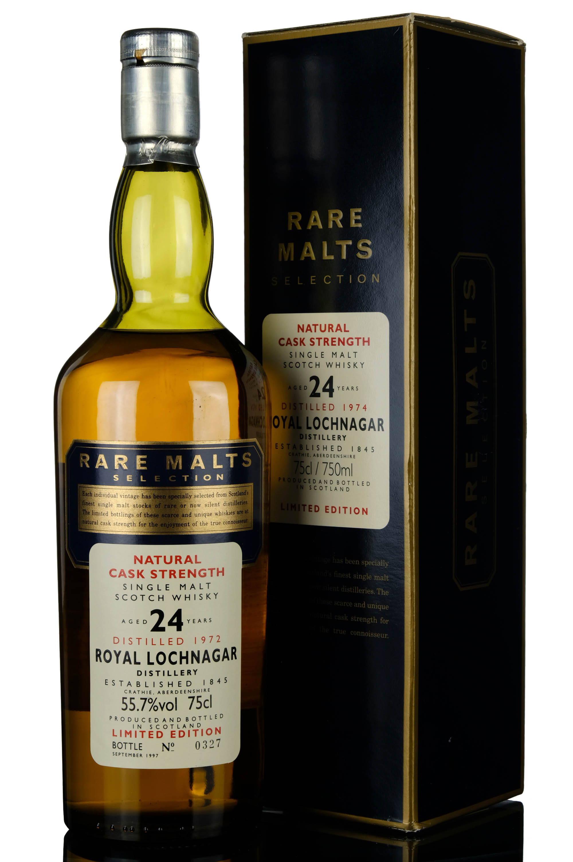 Royal Lochnagar 1972-1997 - 24 Year Old - Rare Malts 55.7%