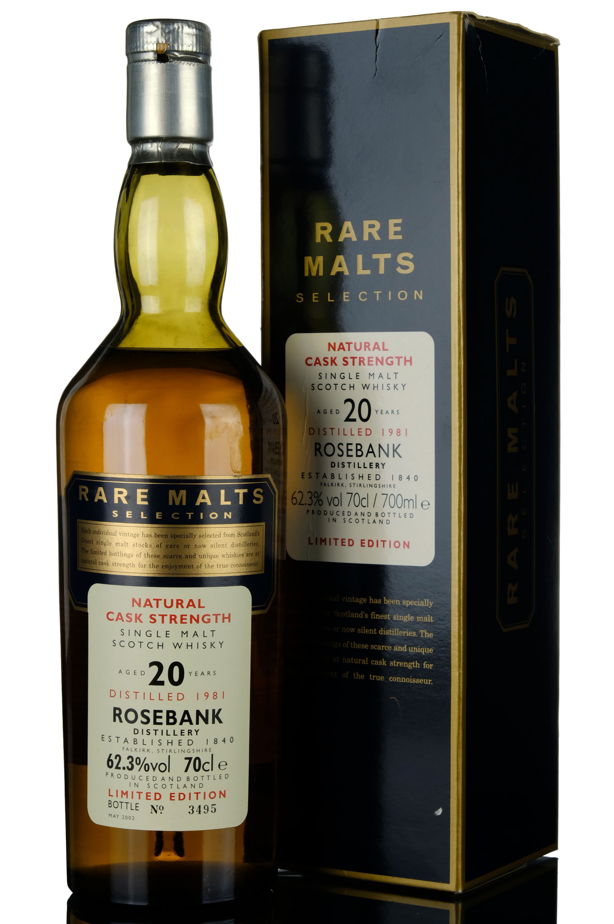 Rosebank 1981-2002 - 20 Year Old - Rare Malts 62.3%