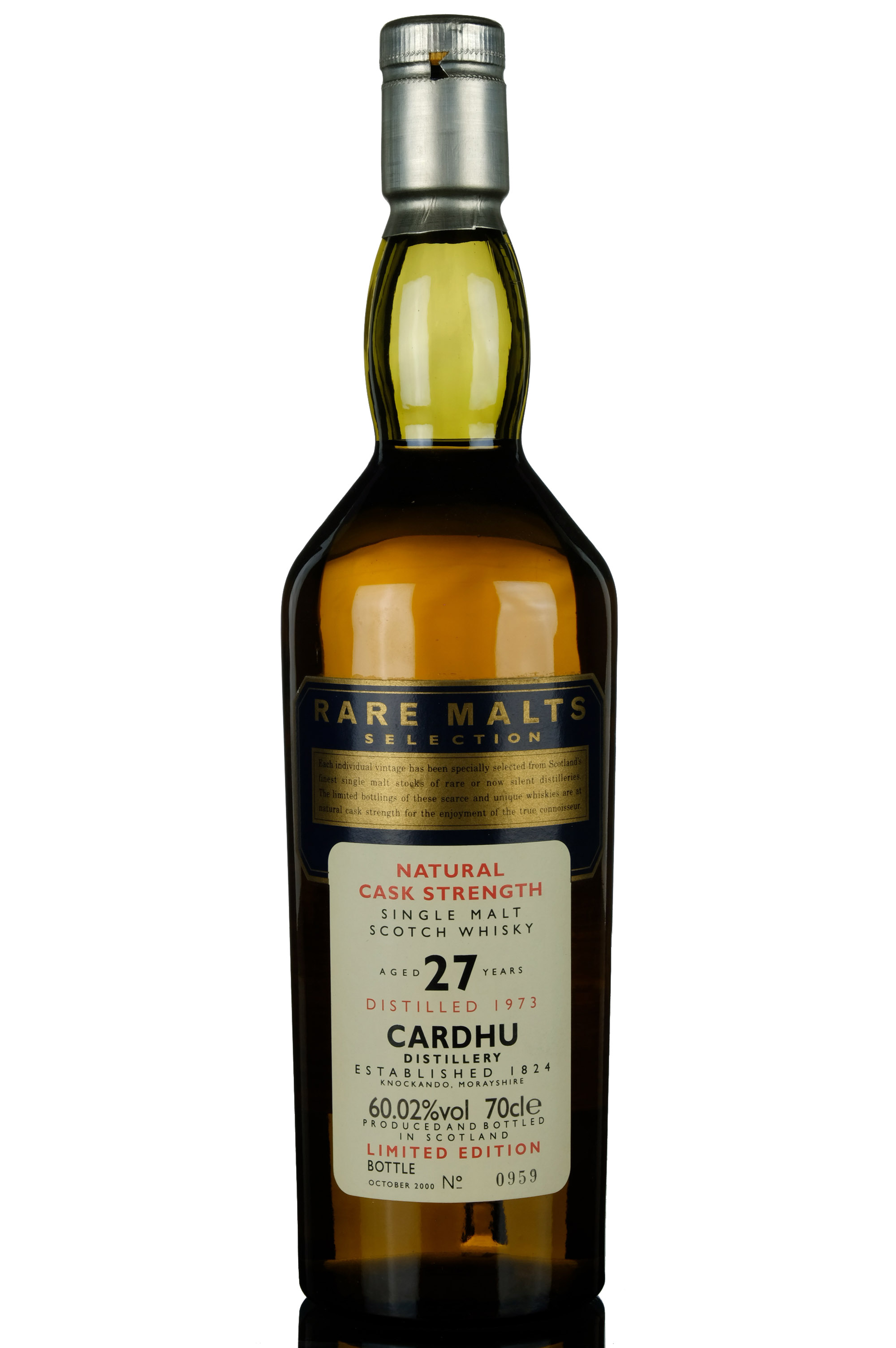 Cardhu 1973-2000 - 27 Year Old - Rare Malts 60.02%