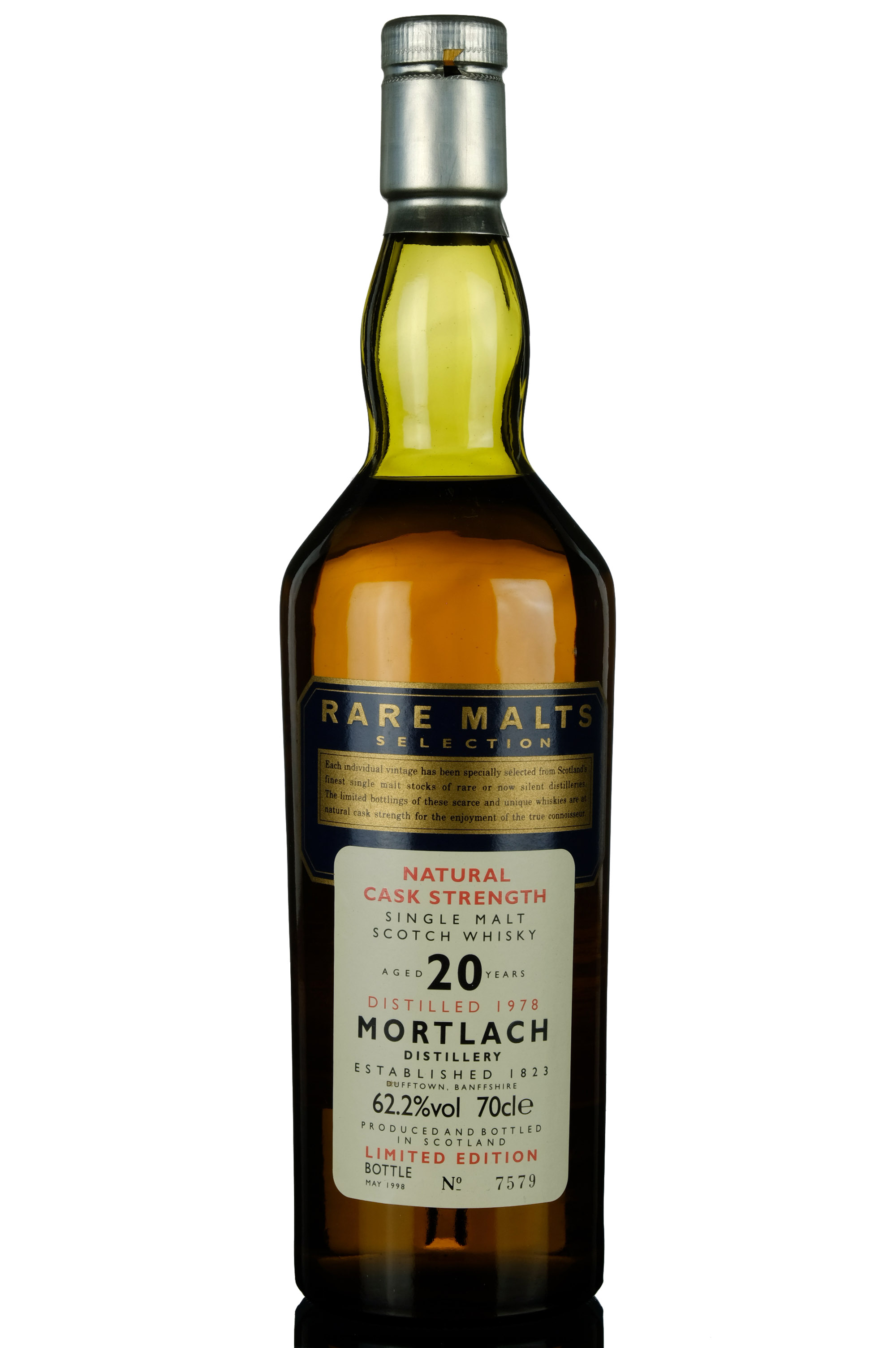 Mortlach 1978-1998 - 20 Year Old - Rare Malts 62.2%