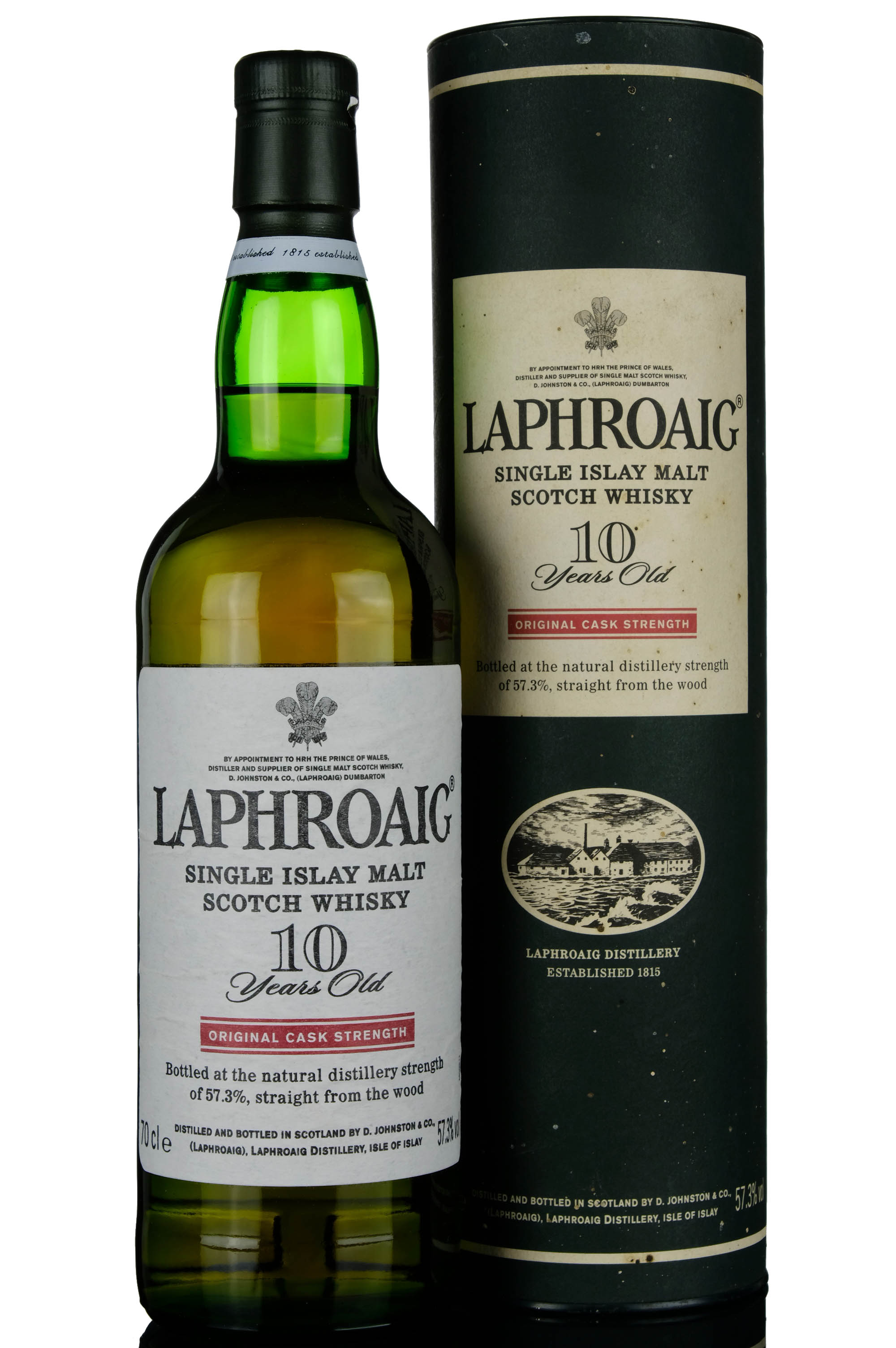 Laphroaig 10 Year Old - Original Cask Strength - 57.3% - Circa 2000
