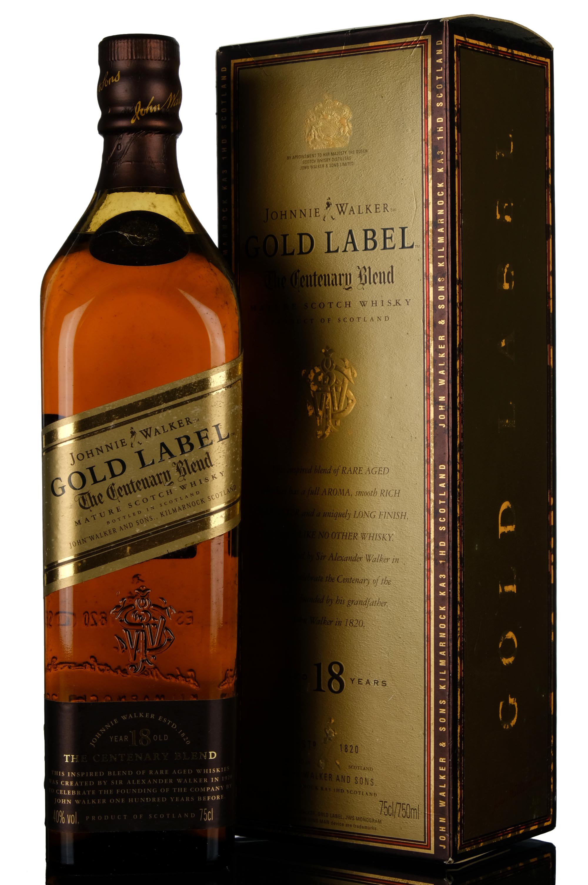 Johnnie Walker 18 Year Old - Gold Label - The Centenary Blend