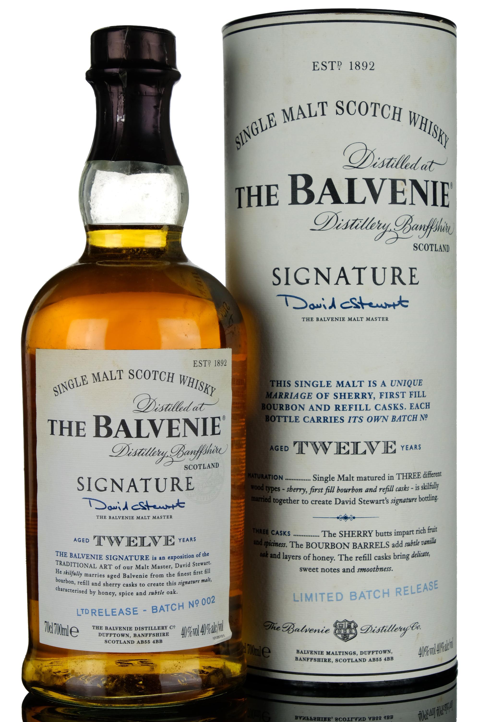 Balvenie 12 Year Old - Signature - Batch 2 - 2009 Release