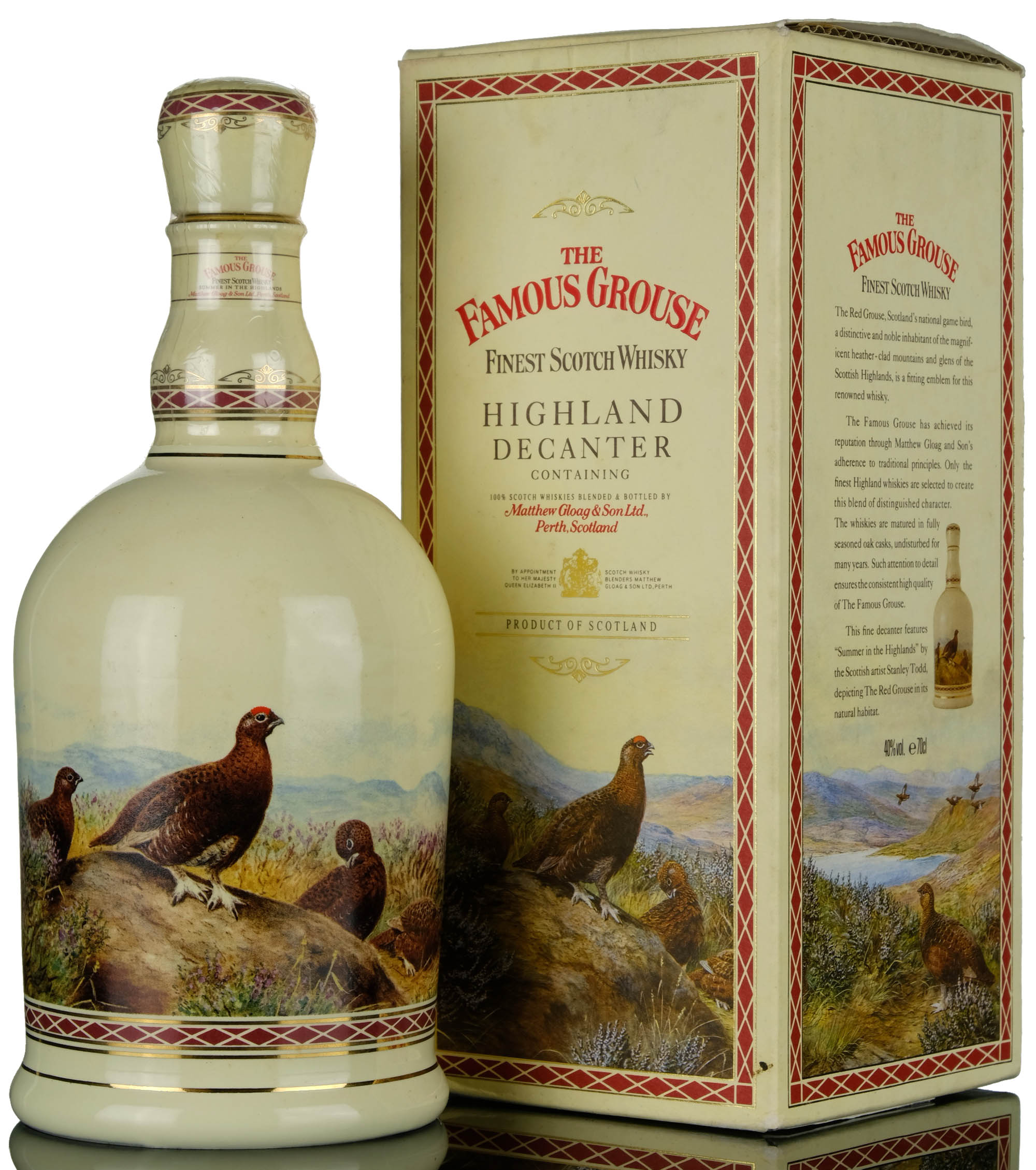 Famous Grouse Highland Ceramic Decanter