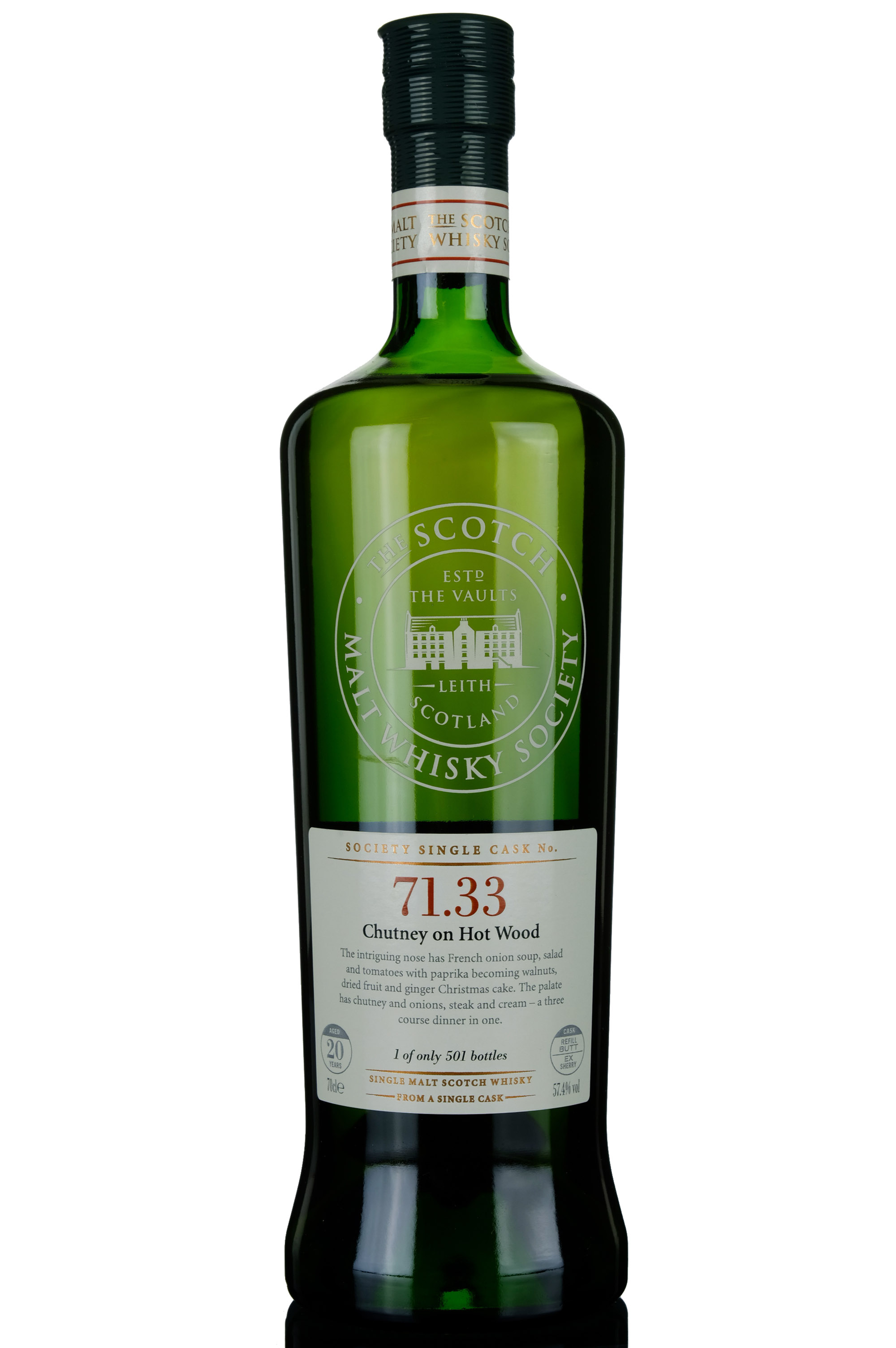 Glenburgie 1989-2010 - 20 Year Old - SMWS 71.33 - Chutney On Hot Wood