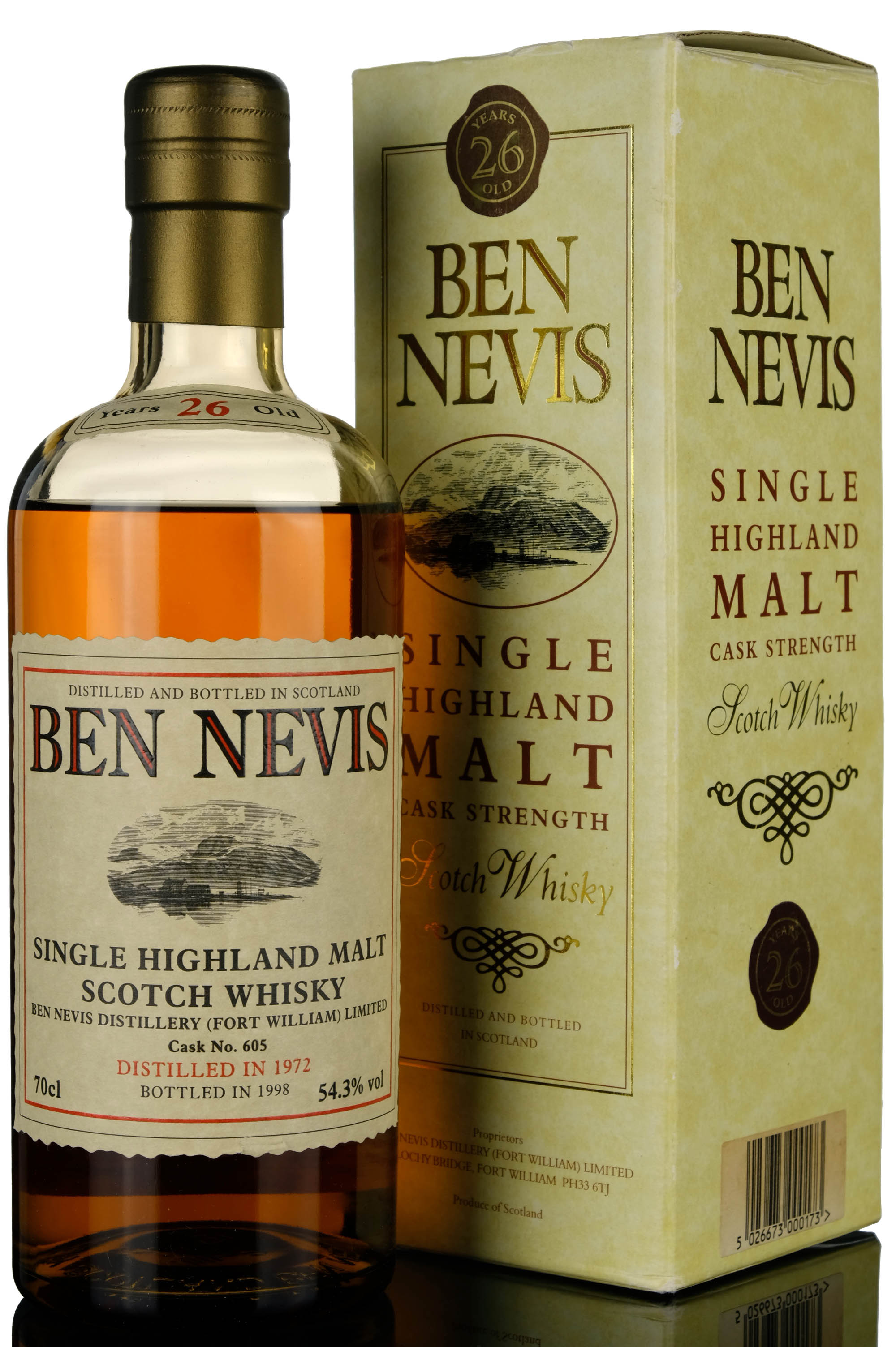 Ben Nevis 1972-1998 - 26 Year Old - Single Cask 605