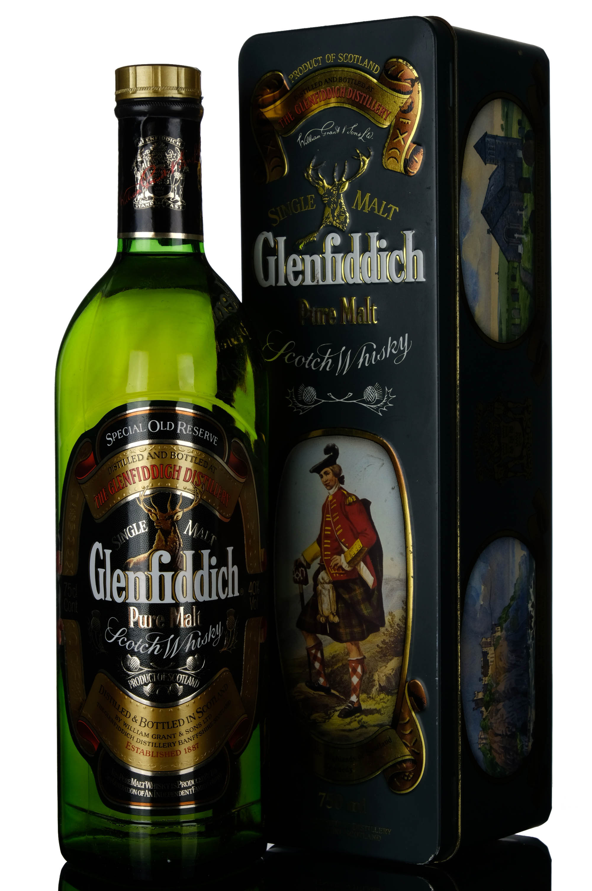 Glenfiddich Special Old Reserve 1980s Clans Of The Highlands Of Scotland Clan Kenned