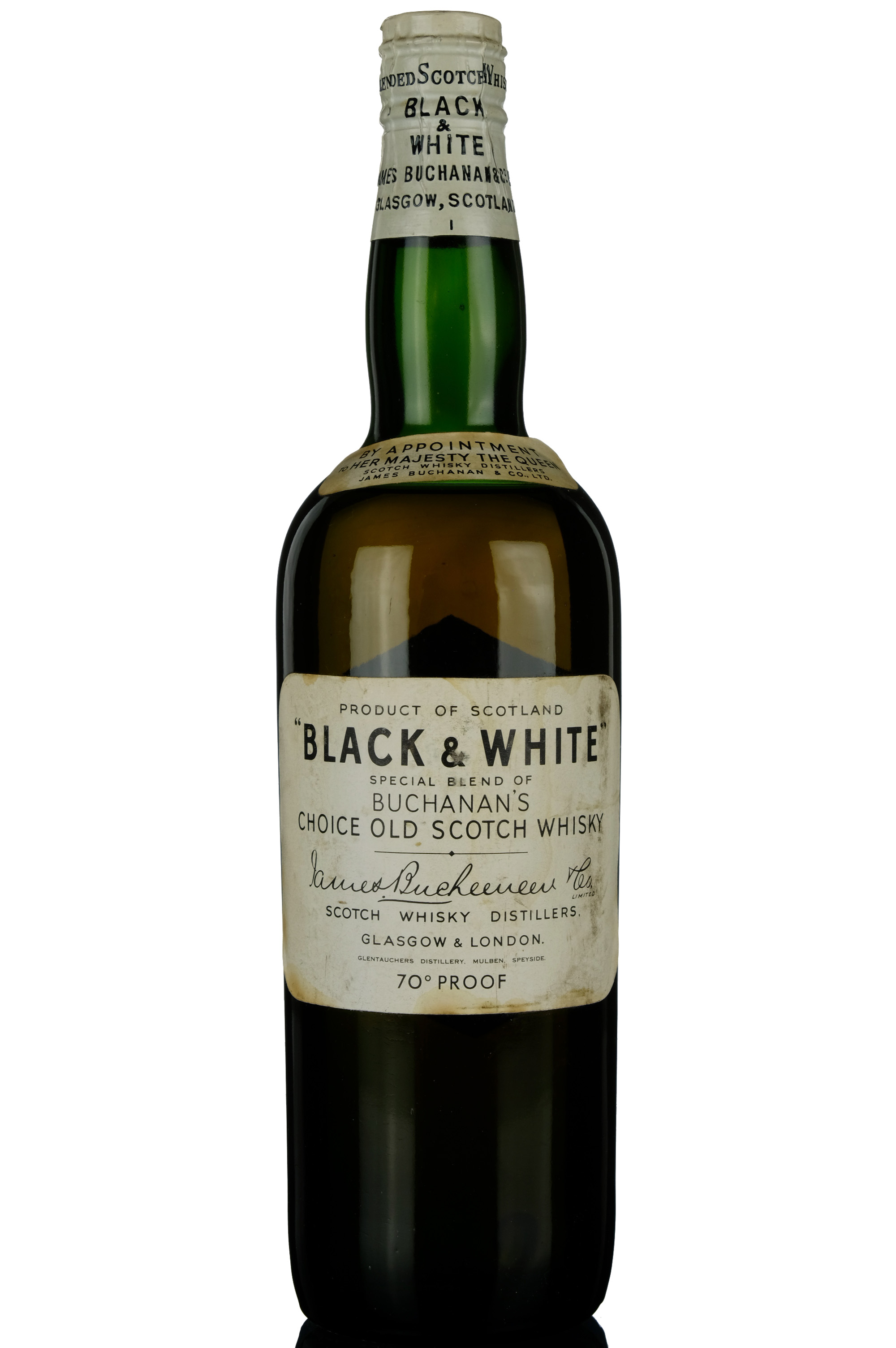 Buchanans Black & White - Bottled 1956
