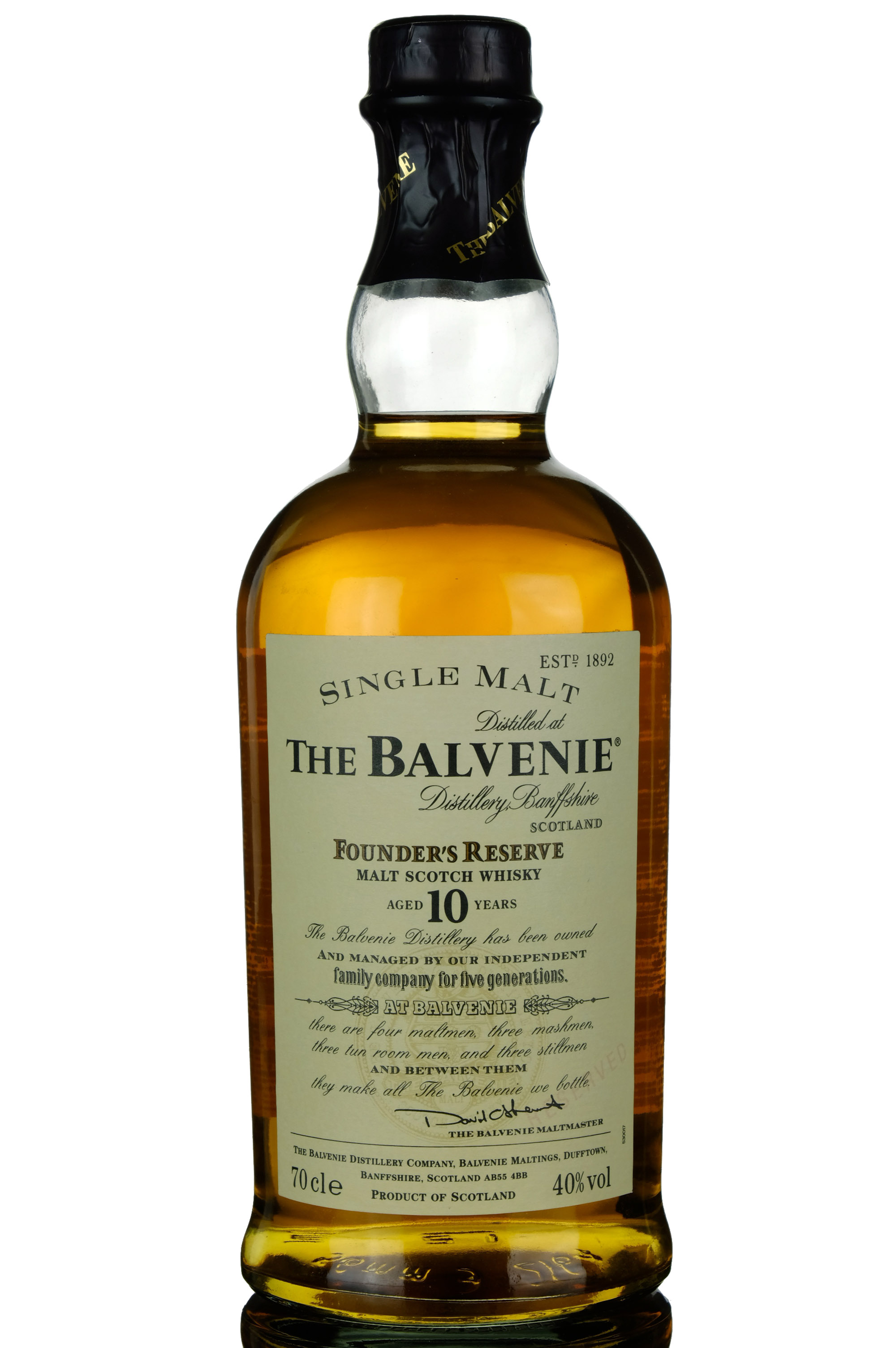 Balvenie 10 Year Old - Founders Reserve - Pre 2009