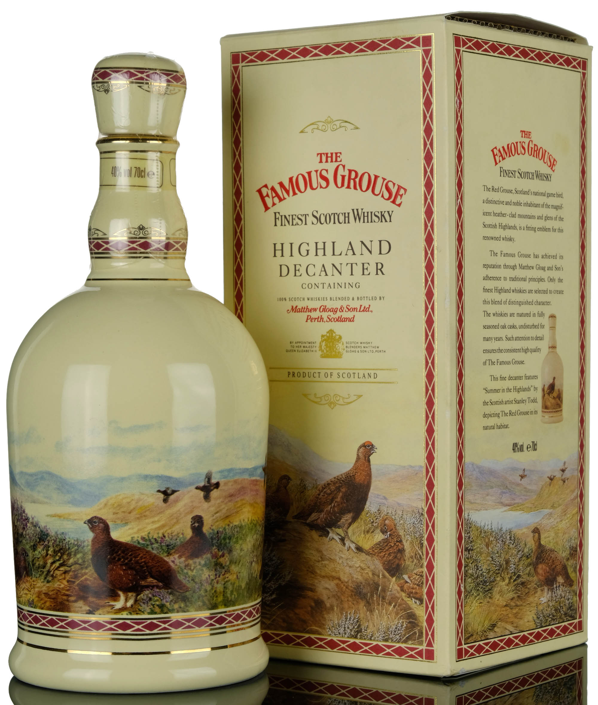 Famous Grouse Highland Ceramic Decanter