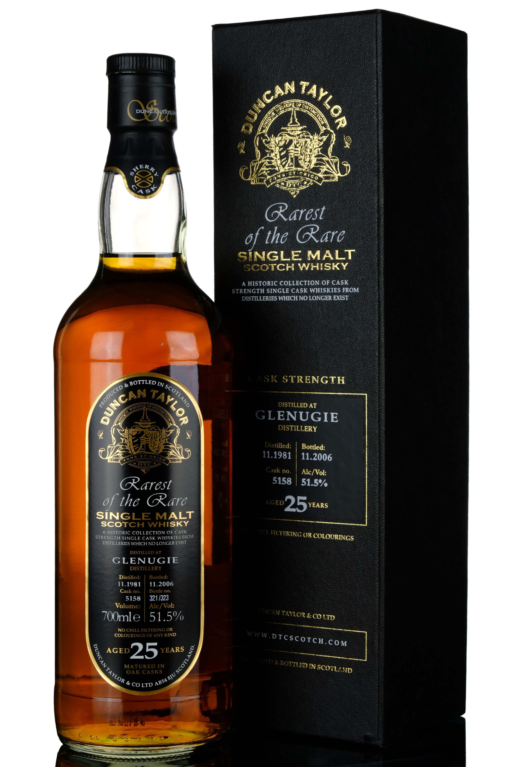 Glenugie 1981-2006 - 25 Year Old - Duncan Taylor - Rarest Of The Rare - Single Cask 5158
