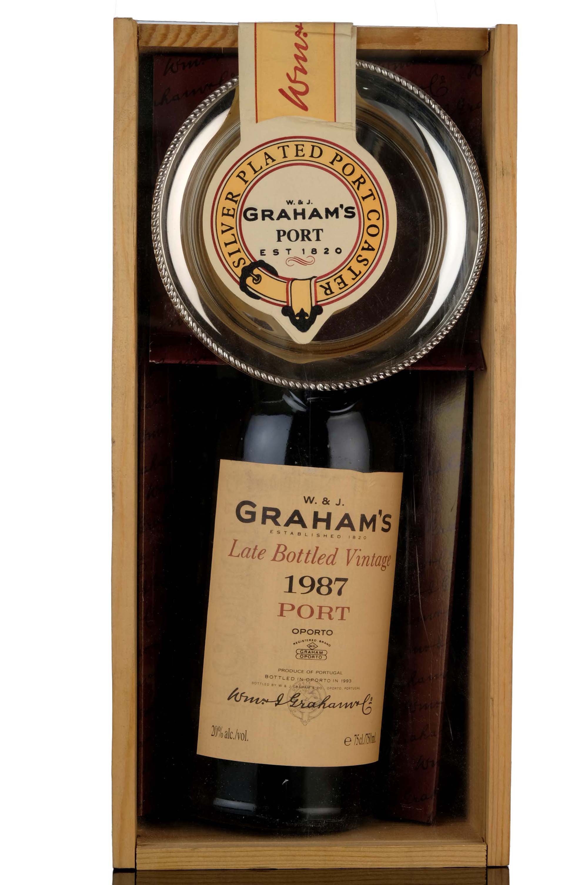 Grahams 1987 Vintage Port Presentation Set