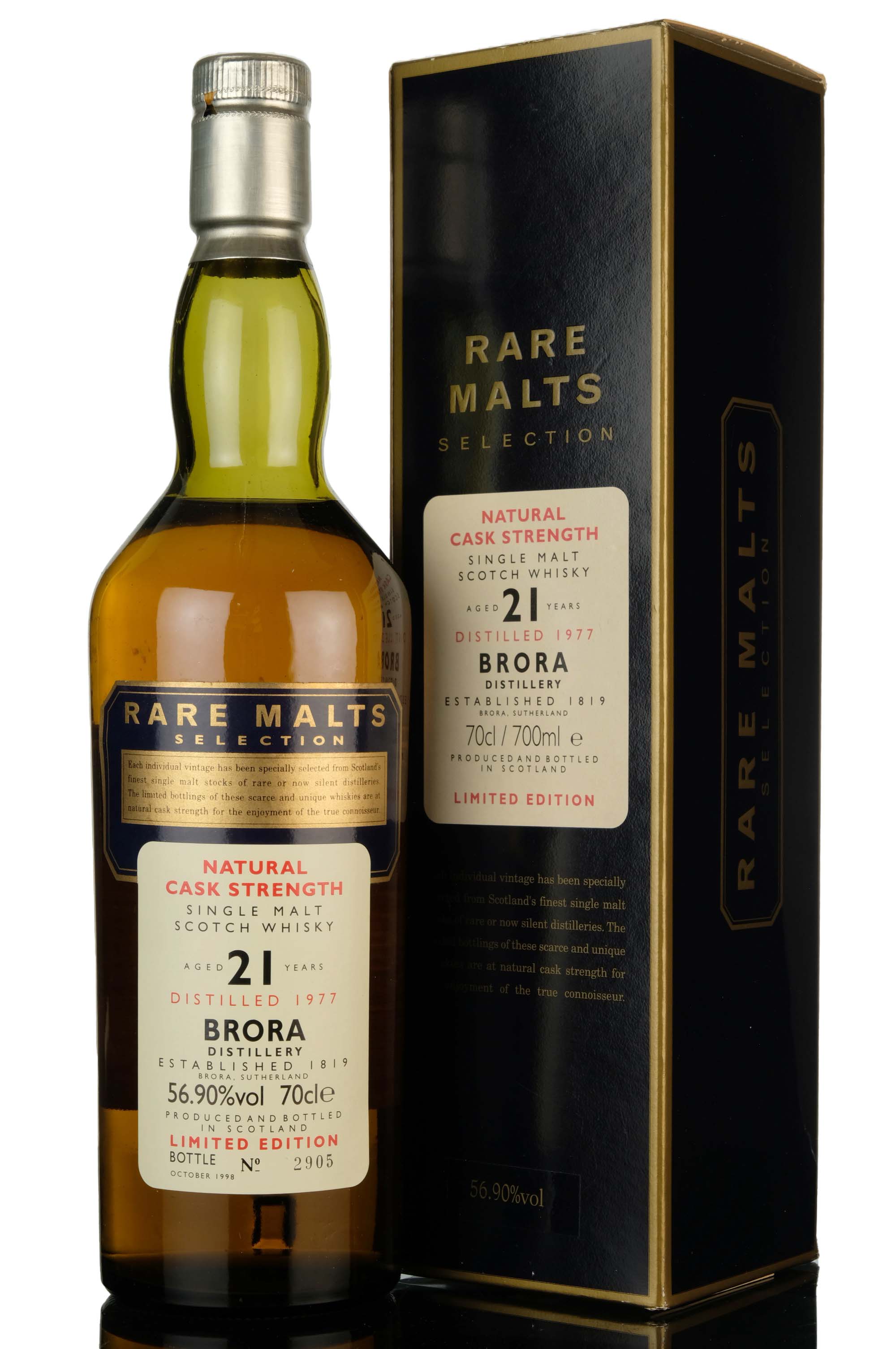 Brora 1977-1998 - 21 Year Old - Rare Malts 56.90%