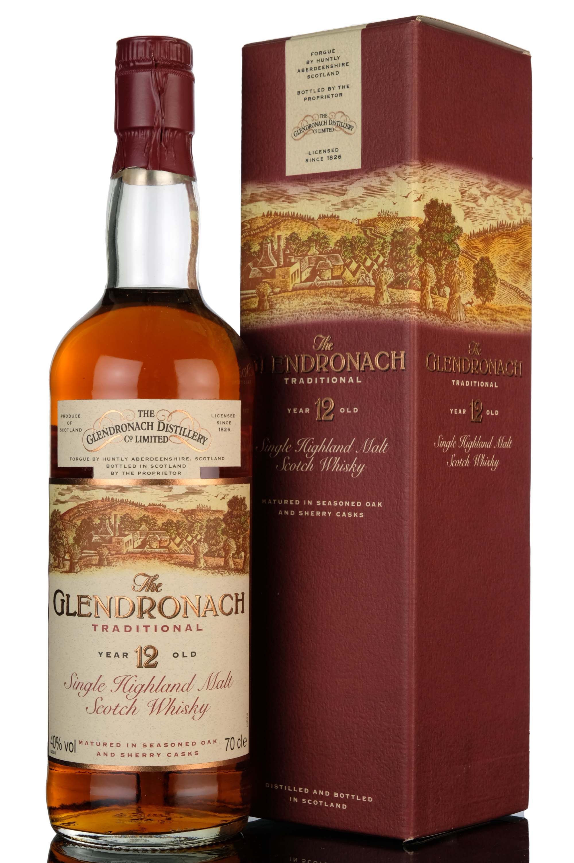 Glendronach 12 Year Old - Traditional - 1990s