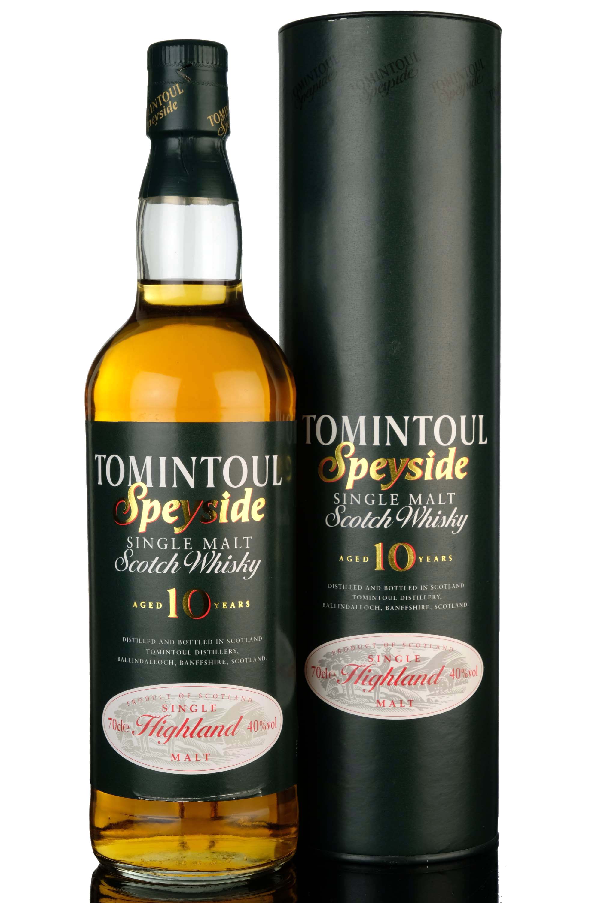 Tomintoul 10 Year Old - Circa 2000