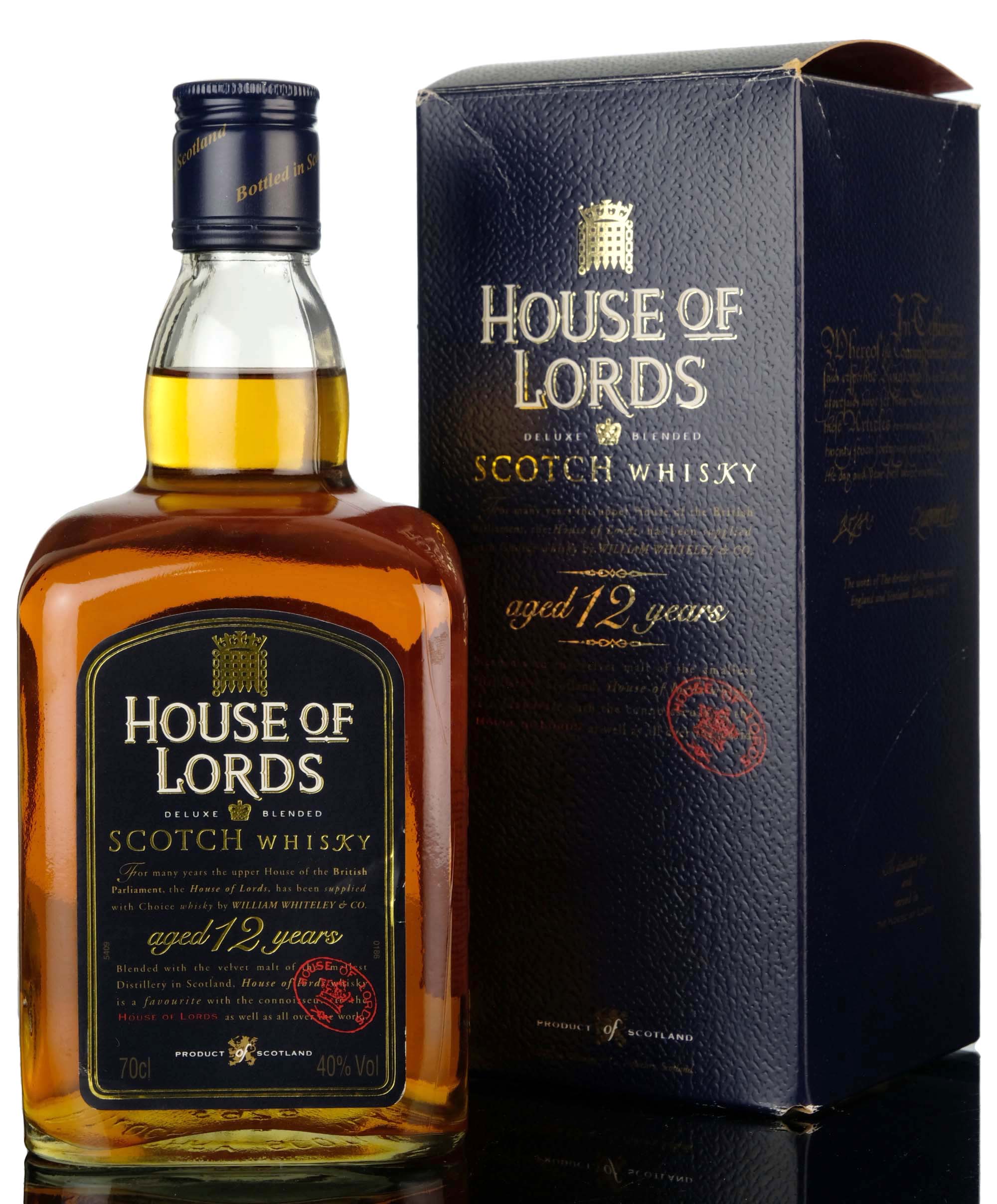 House Of Lords 12 Year Old - De Luxe - Early 2000s