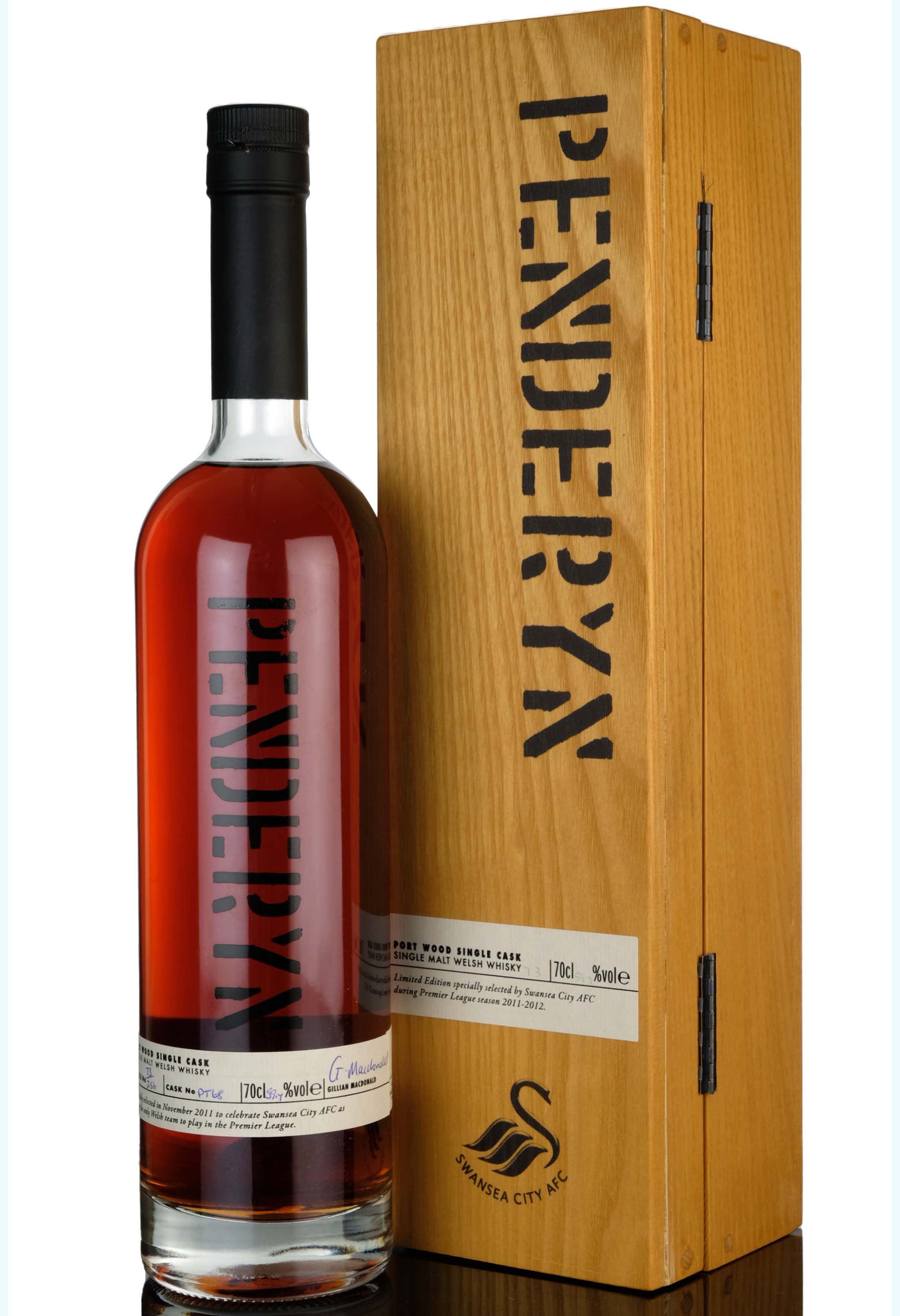 Penderyn Port Wood - Single Cask PT68 - Swansea City AFC 2011-2012 Premier League Season