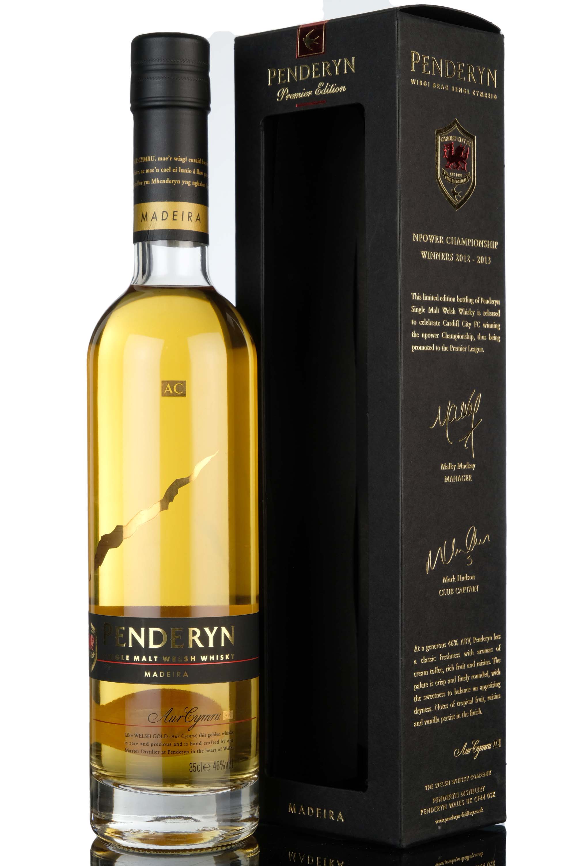Penderyn Premier Edition - Cardiff City FC NPower Championship 2012-2013 Winners