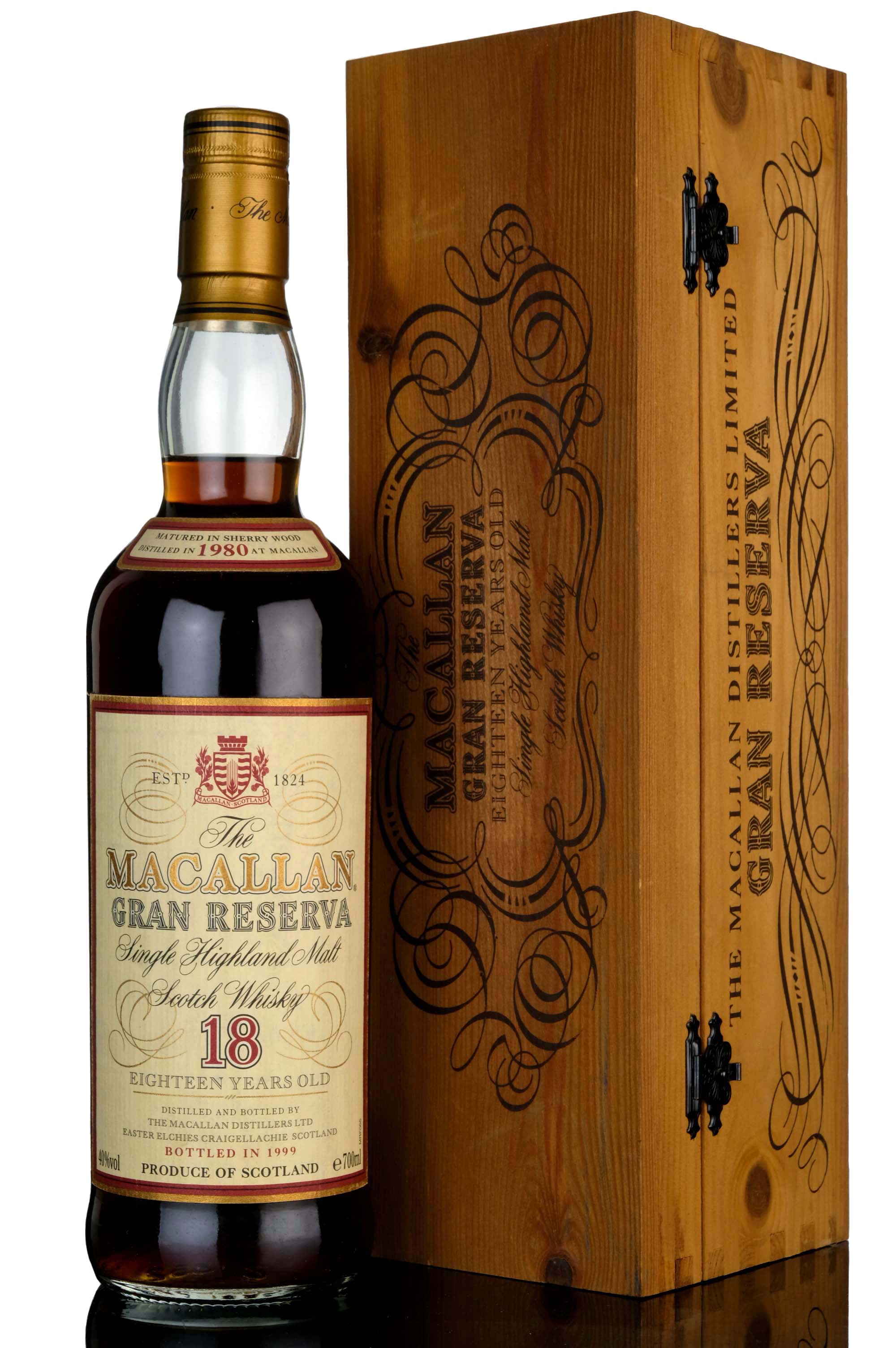 Macallan 1980-1999 - 18 Year Old - Gran Reserva - Sherry Cask