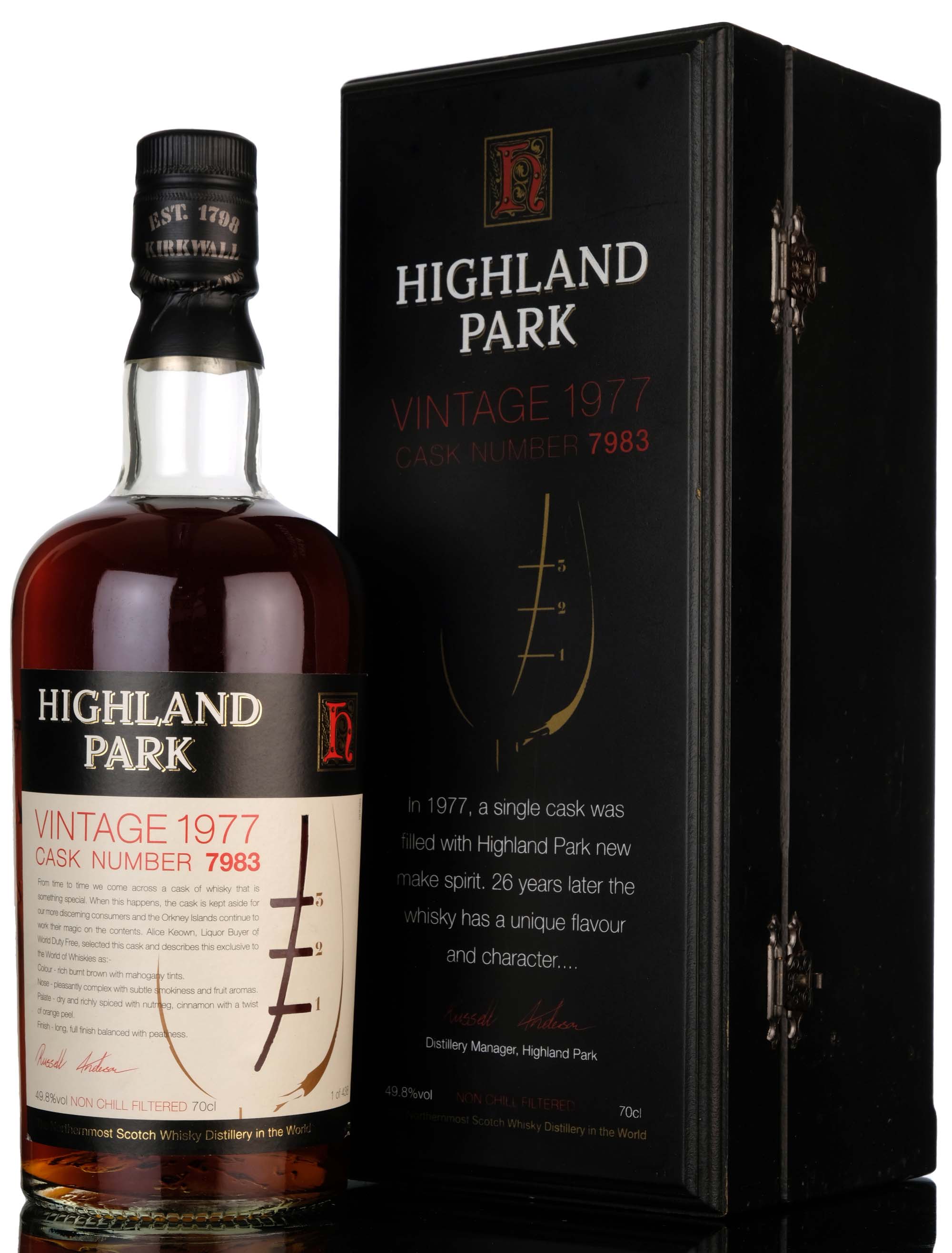 Highland Park 1977  26 Year Old  Single Cask 7983  World Of Whiskies Exclusive
