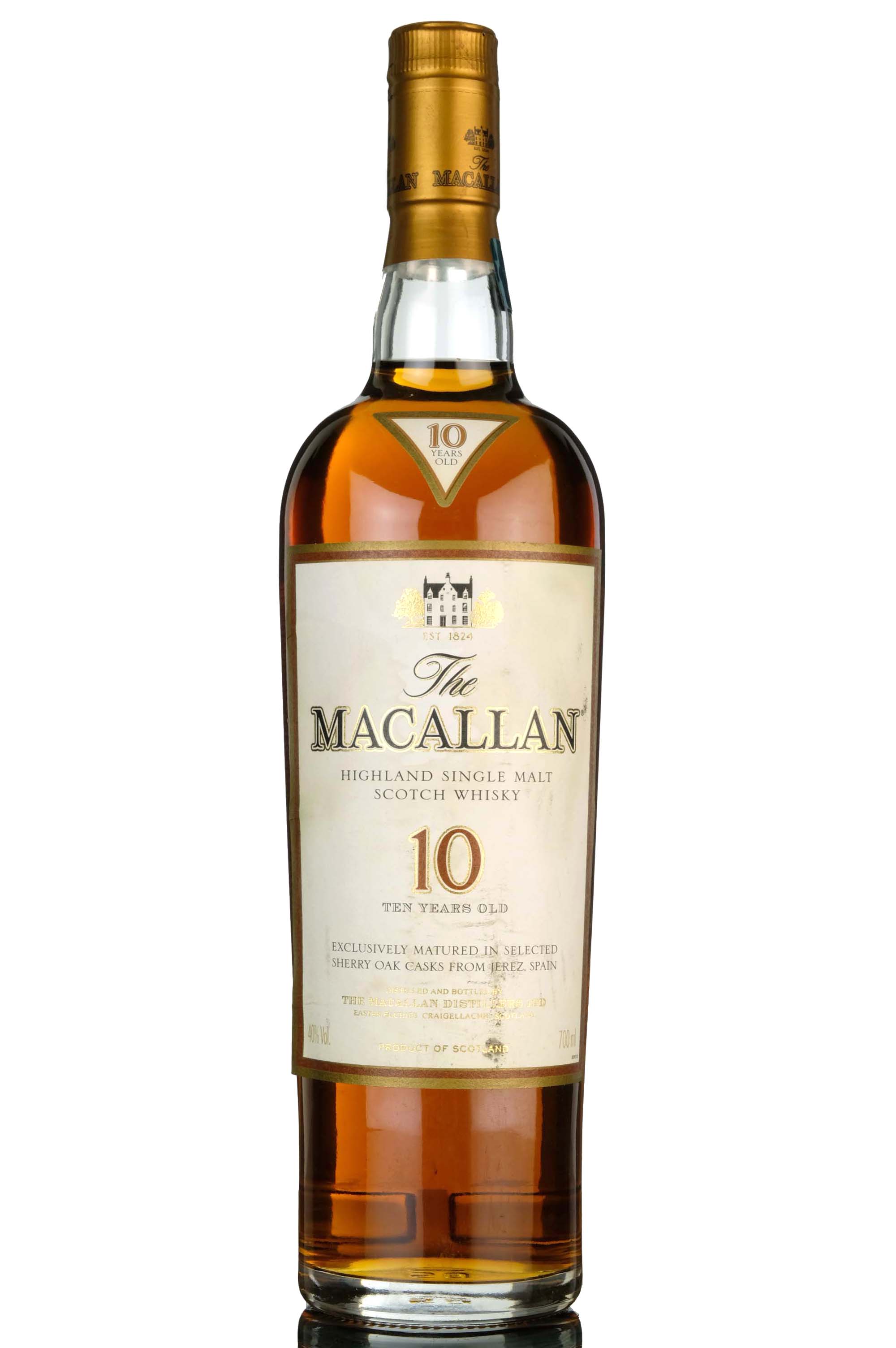 Macallan 10 Year Old - Sherry Cask - Mid 2000s