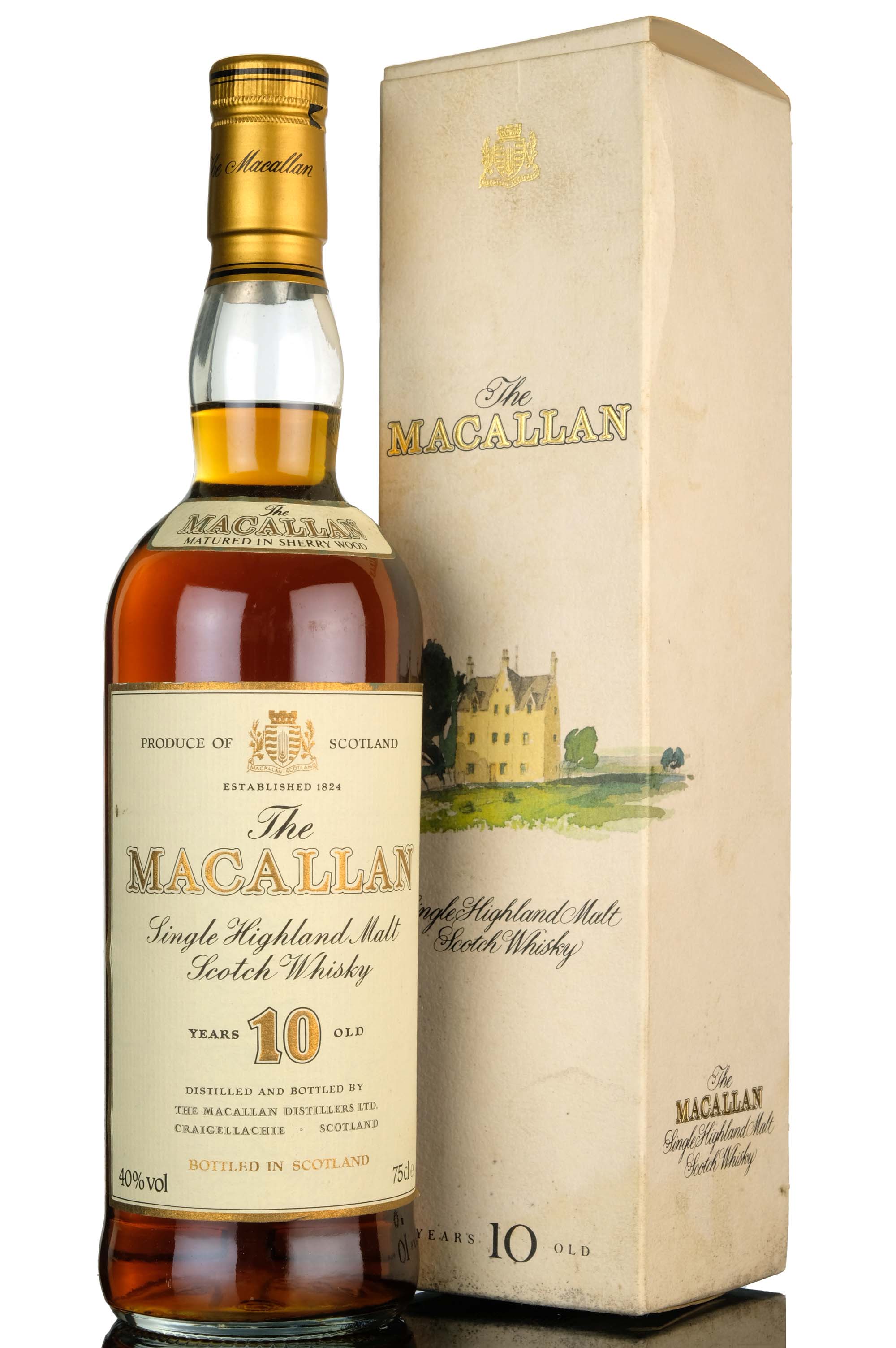 Macallan 10 Year Old - Sherry Cask - Circa 1990