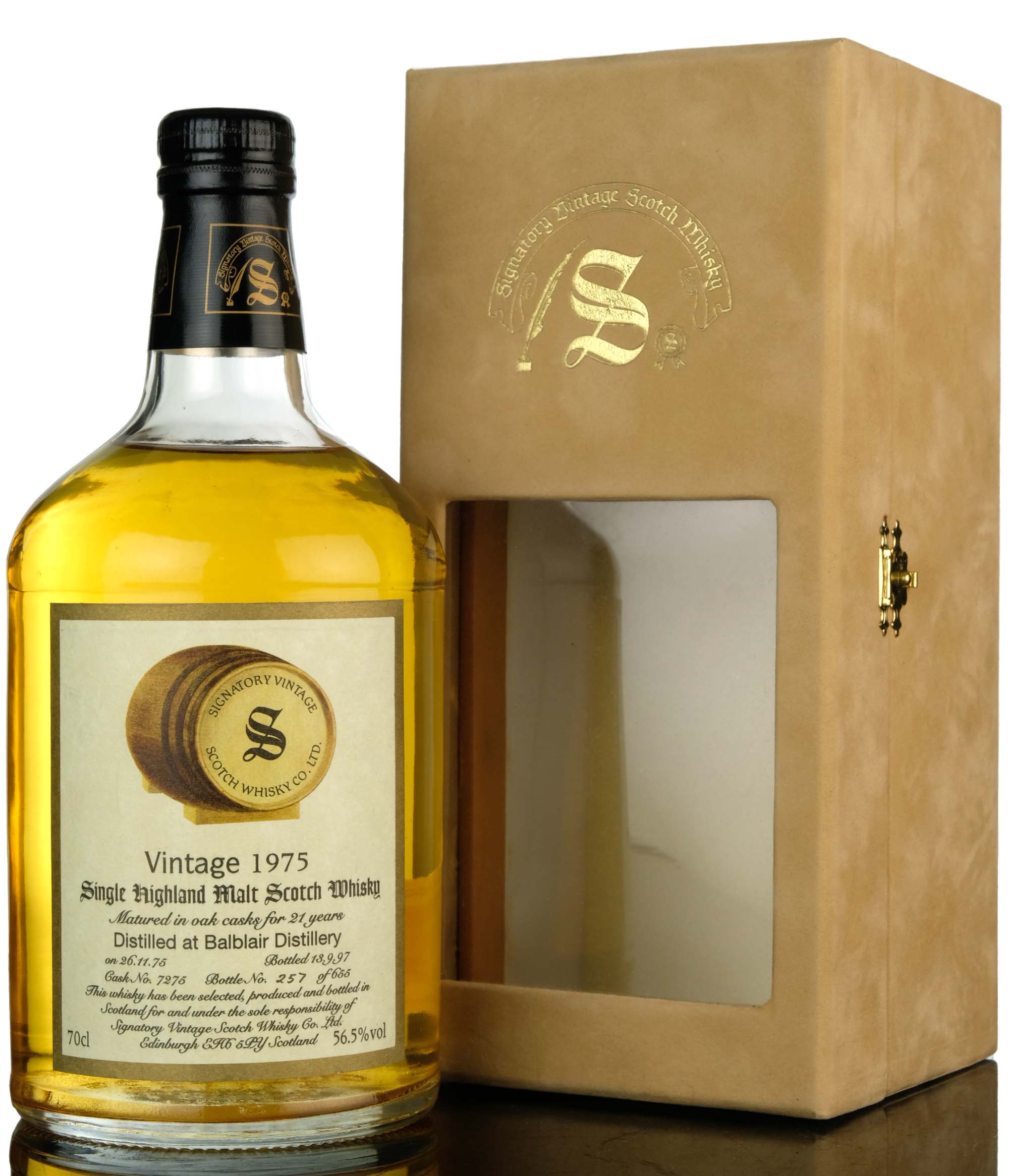 Balblair 1975-1997 - 21 Year Old - Signatory Vintage - Single Cask 7275