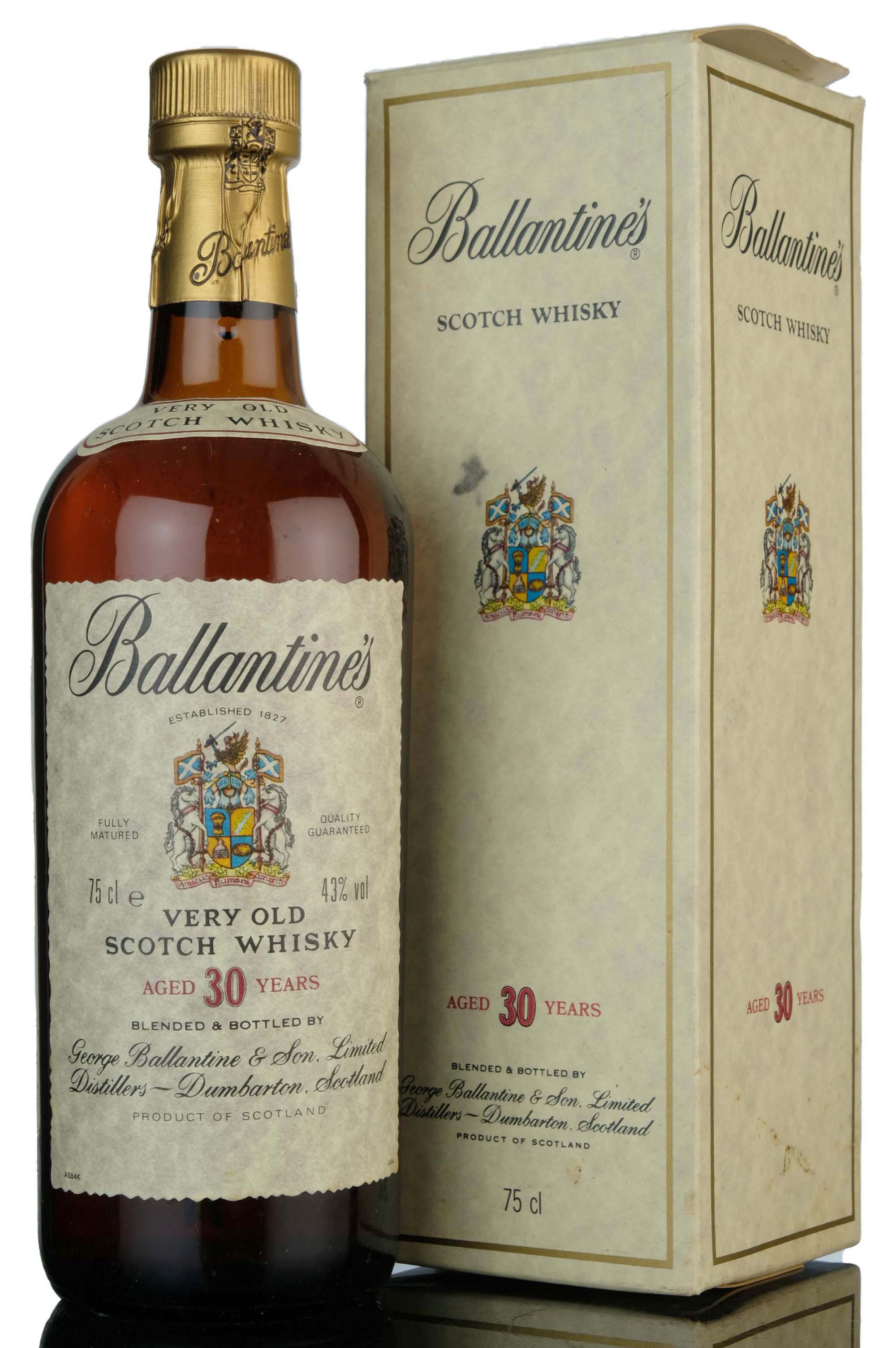 Ballantines 30 Year Old - 1980s