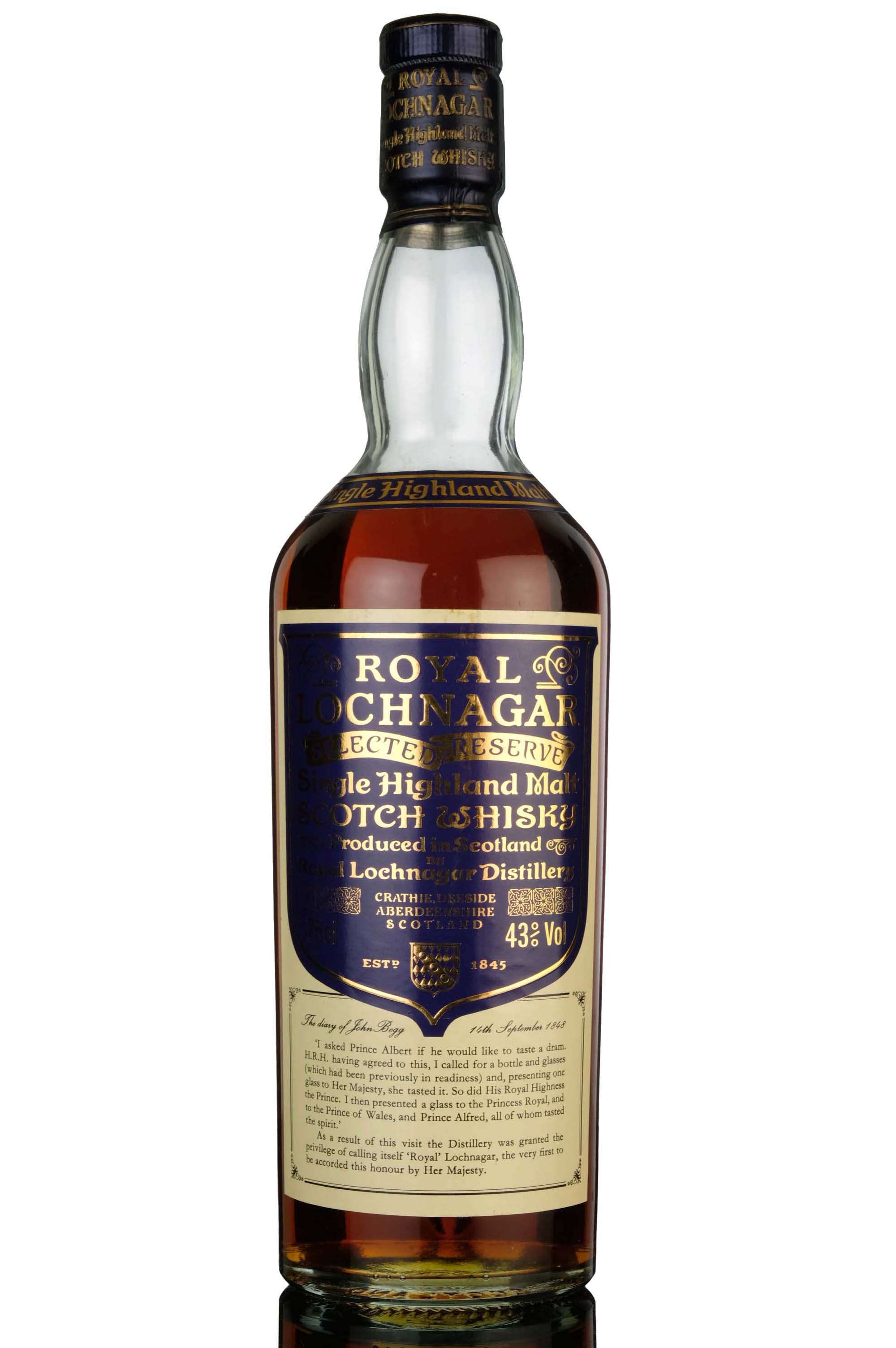 Royal Lochnagar Selected Reserve - Circa 1990