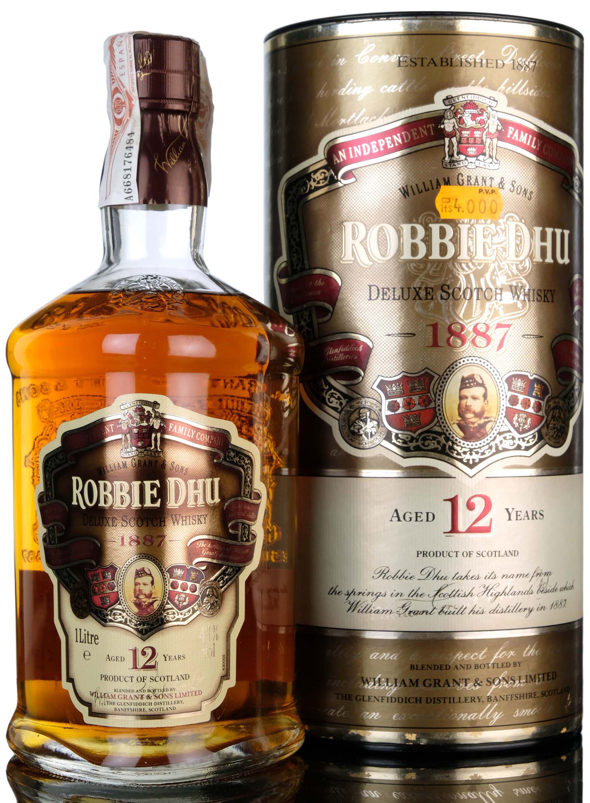Robbie Dhu 12 Year Old - Circa 2000 - 1 Litre